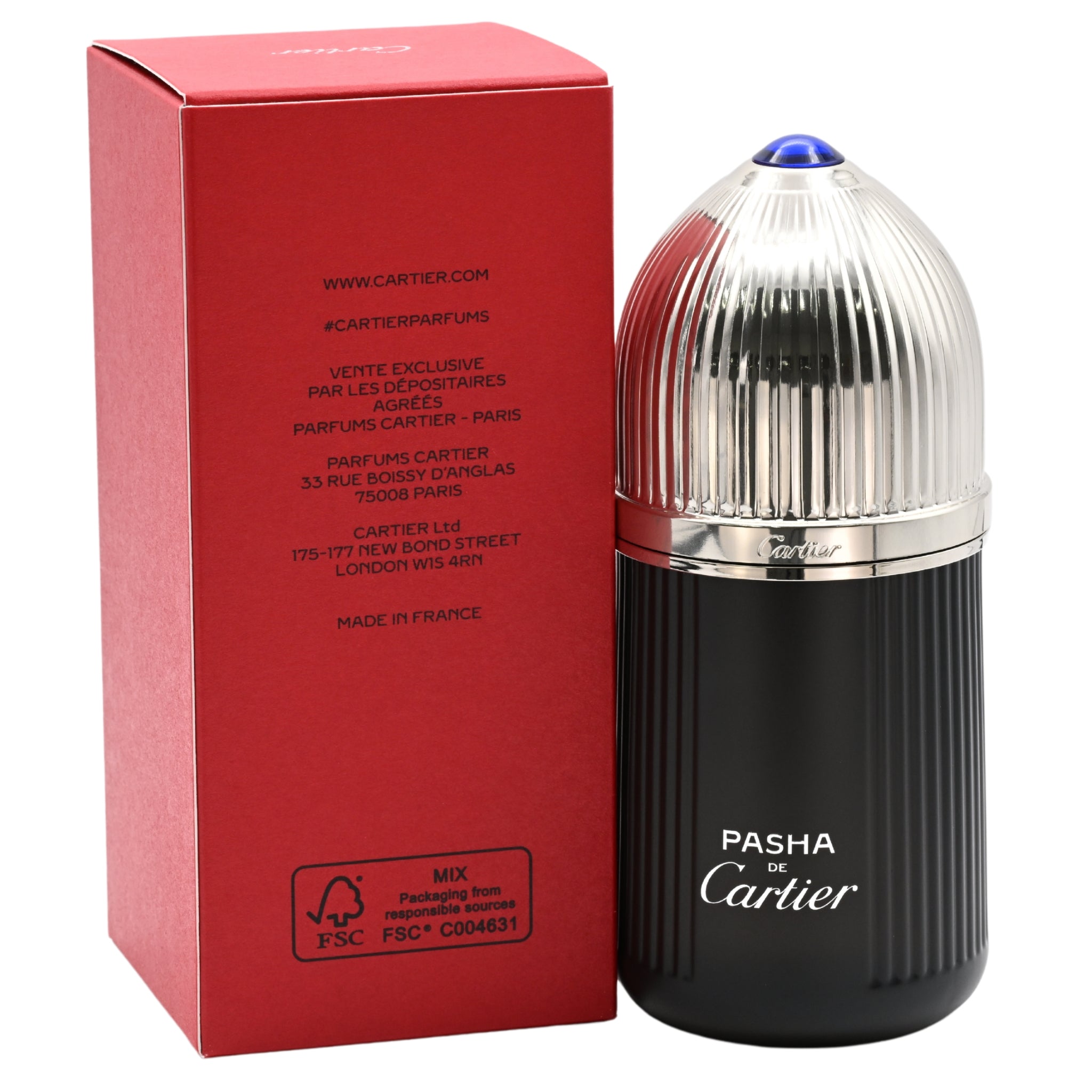 Pasha De Cartier EDITION NOIRE men cologne edt 3.3 oz 3.4 NEW IN BOX