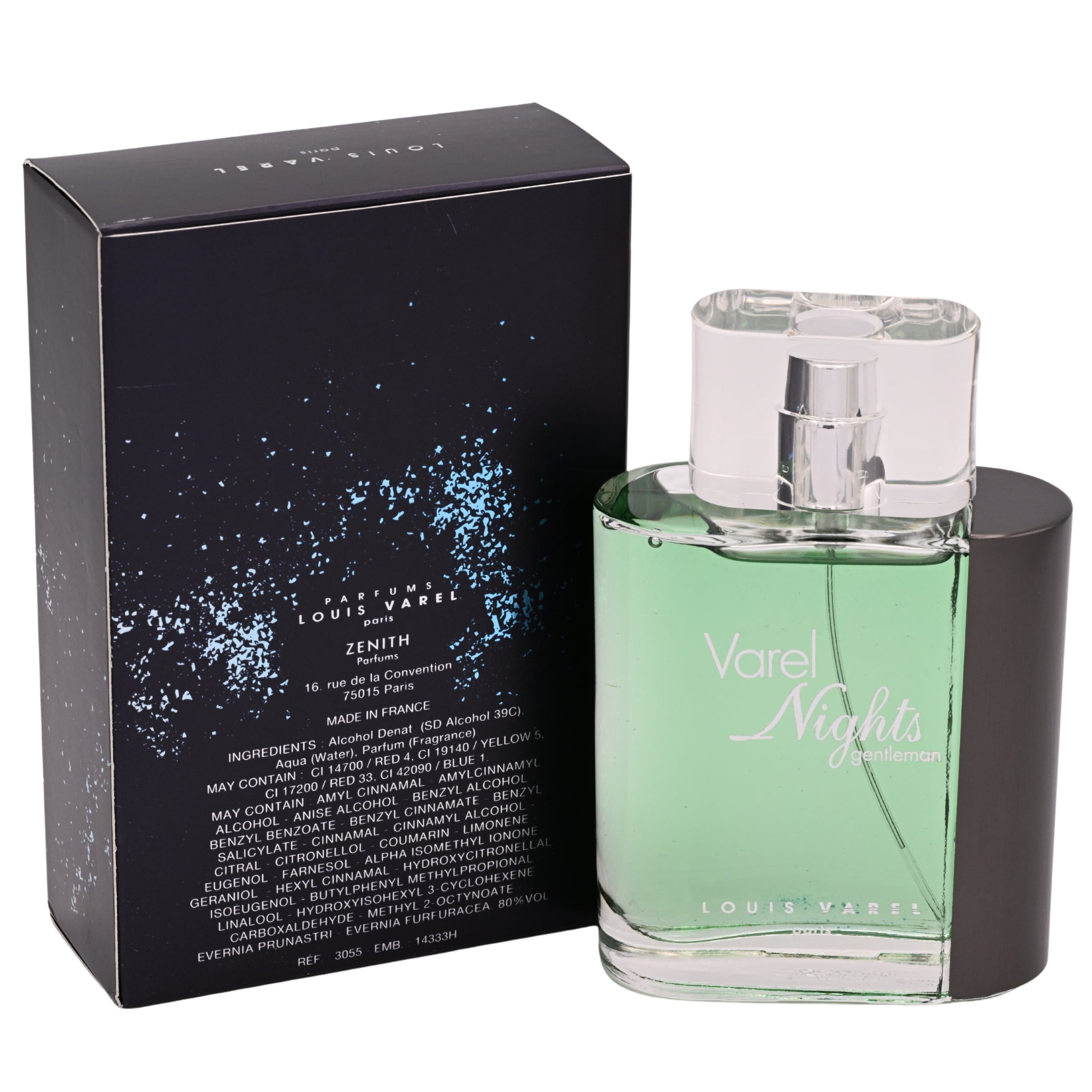 Varel Nights Gentleman by Louis Varel cologne men EDT 3.3 / 3.4 oz New In Box