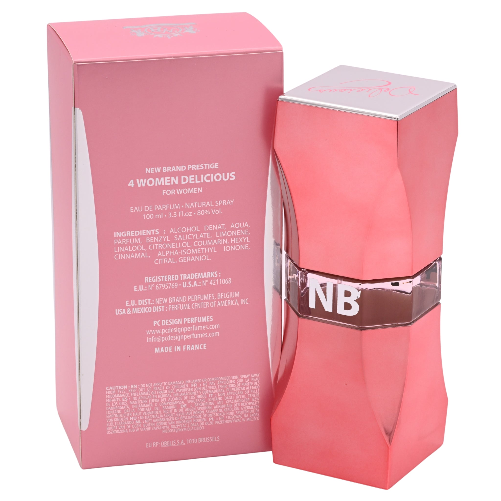 Prestige 4 Women Delicious by New Brand perfume EDP 3.3 /3.4 oz New In Box