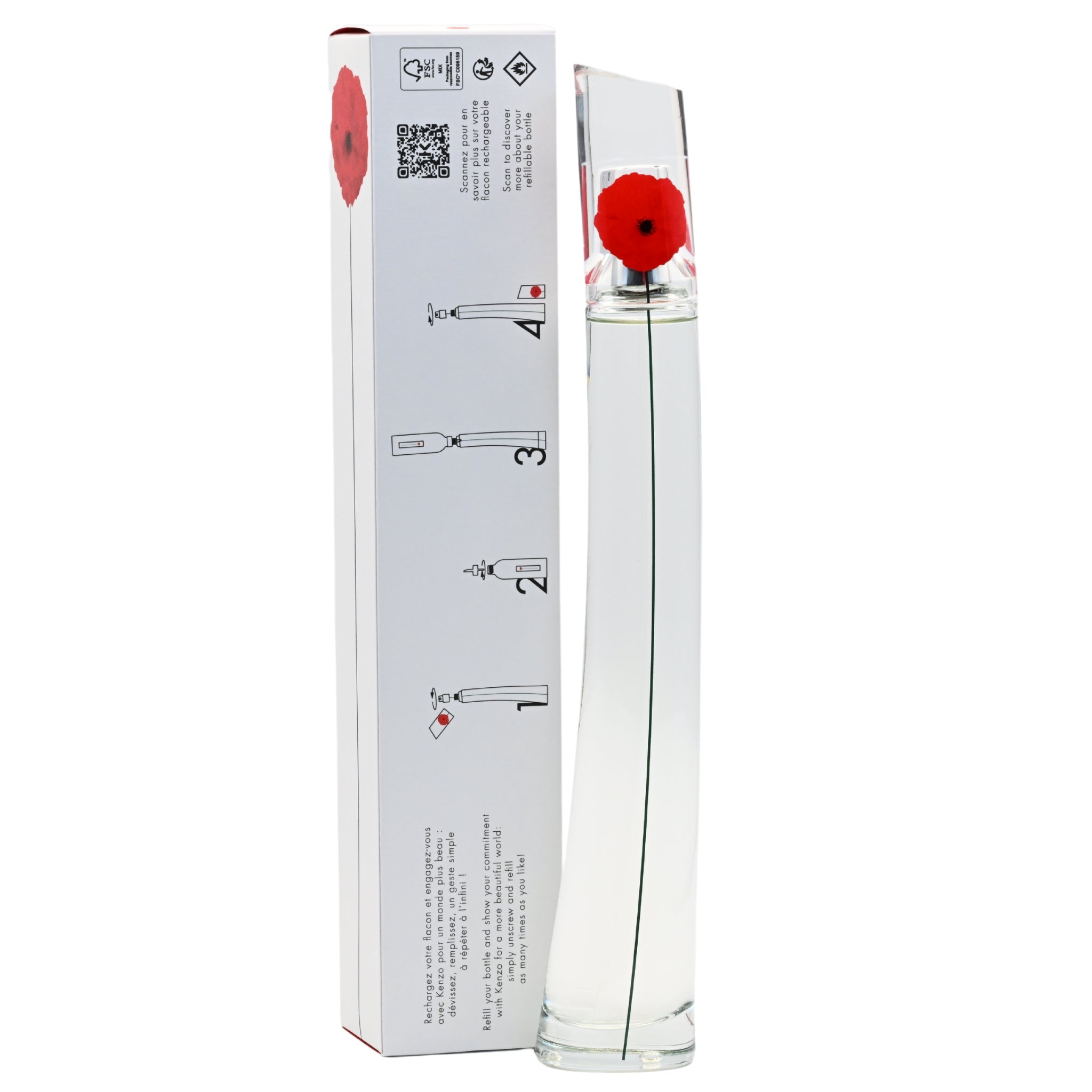 Flower (Refillable) by Kenzo perfume for her EDP 3.3 / 3.4 oz New in Box
