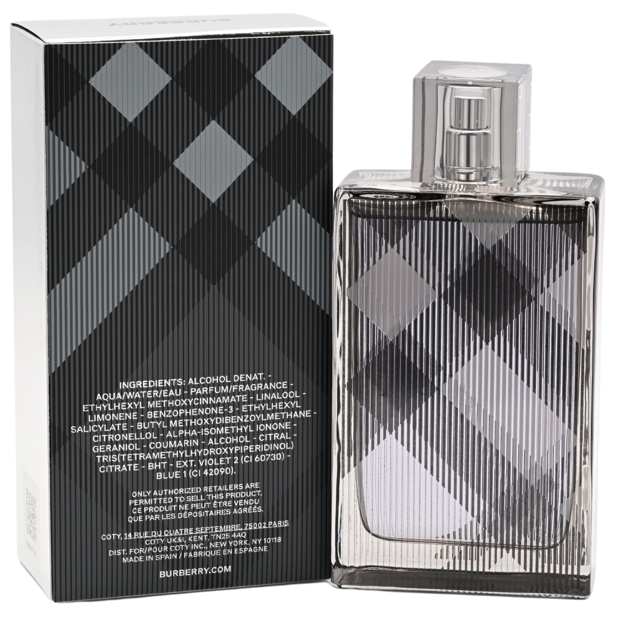 BURBERRY BRIT for Men Cologne edt 3.3 oz / 3.4 oz New in Box Sealed