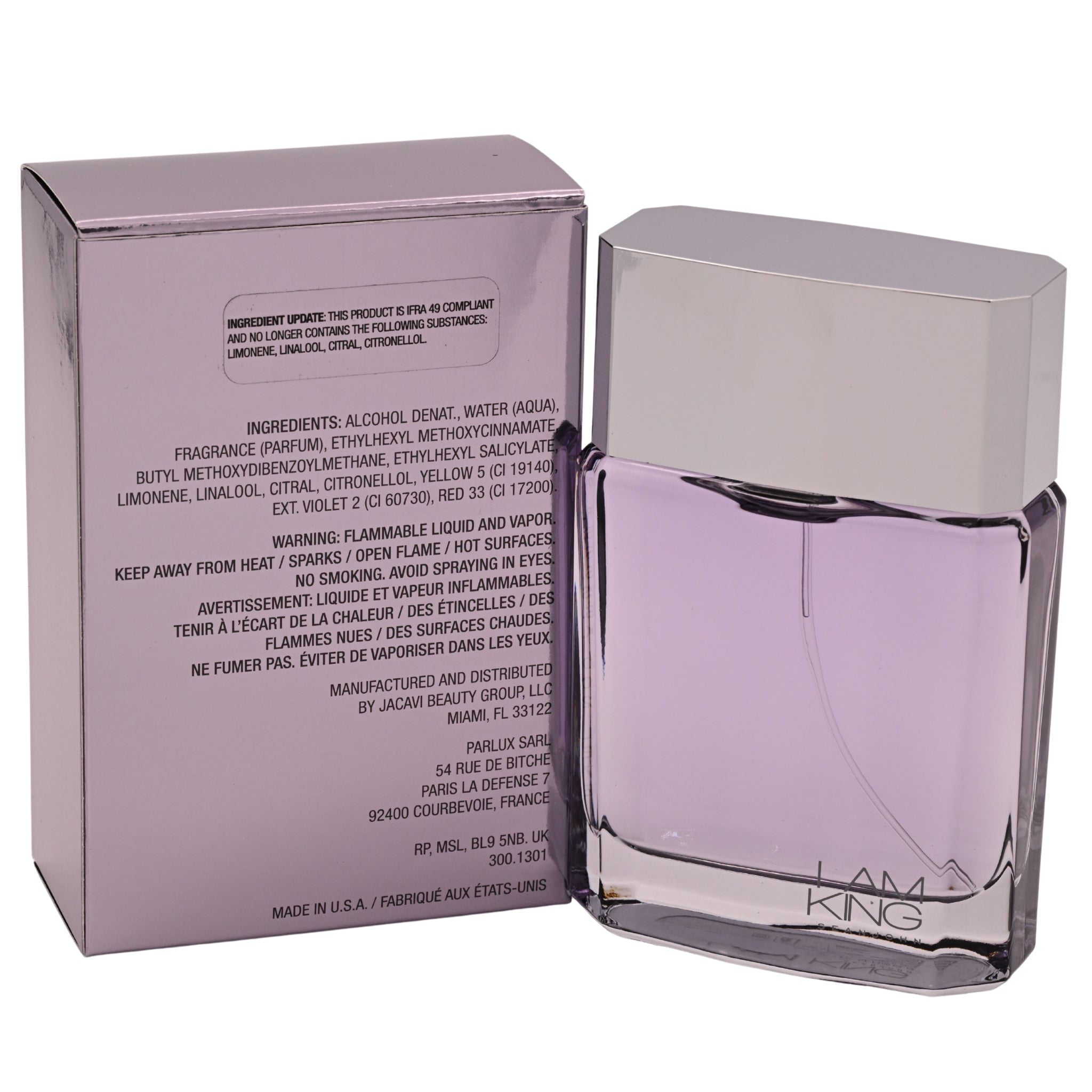I AM KING by Sean John 3.4 oz 3.3 edt Men Cologne New in Retail BOX