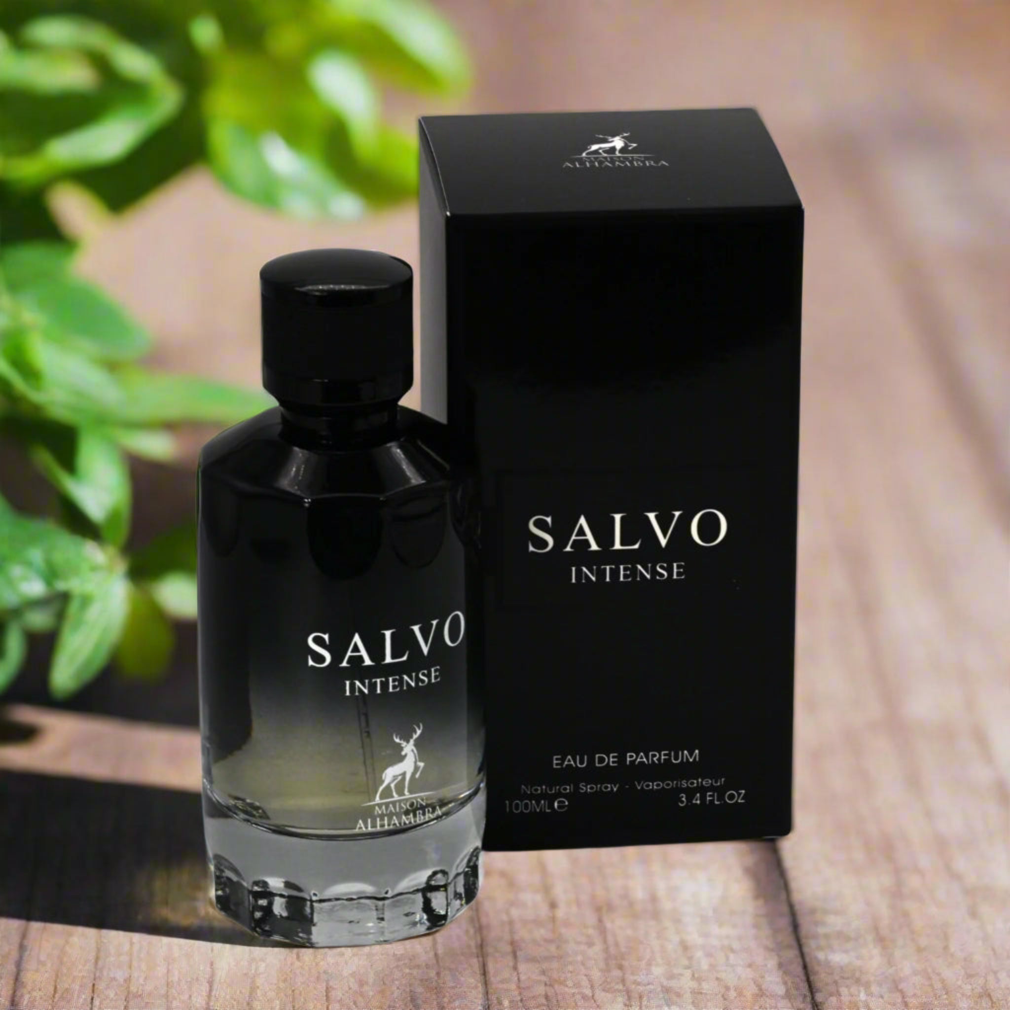 Salvo Intense by Maison Alhambra cologne for men EDP 3.3 / 3.4 oz New in Box