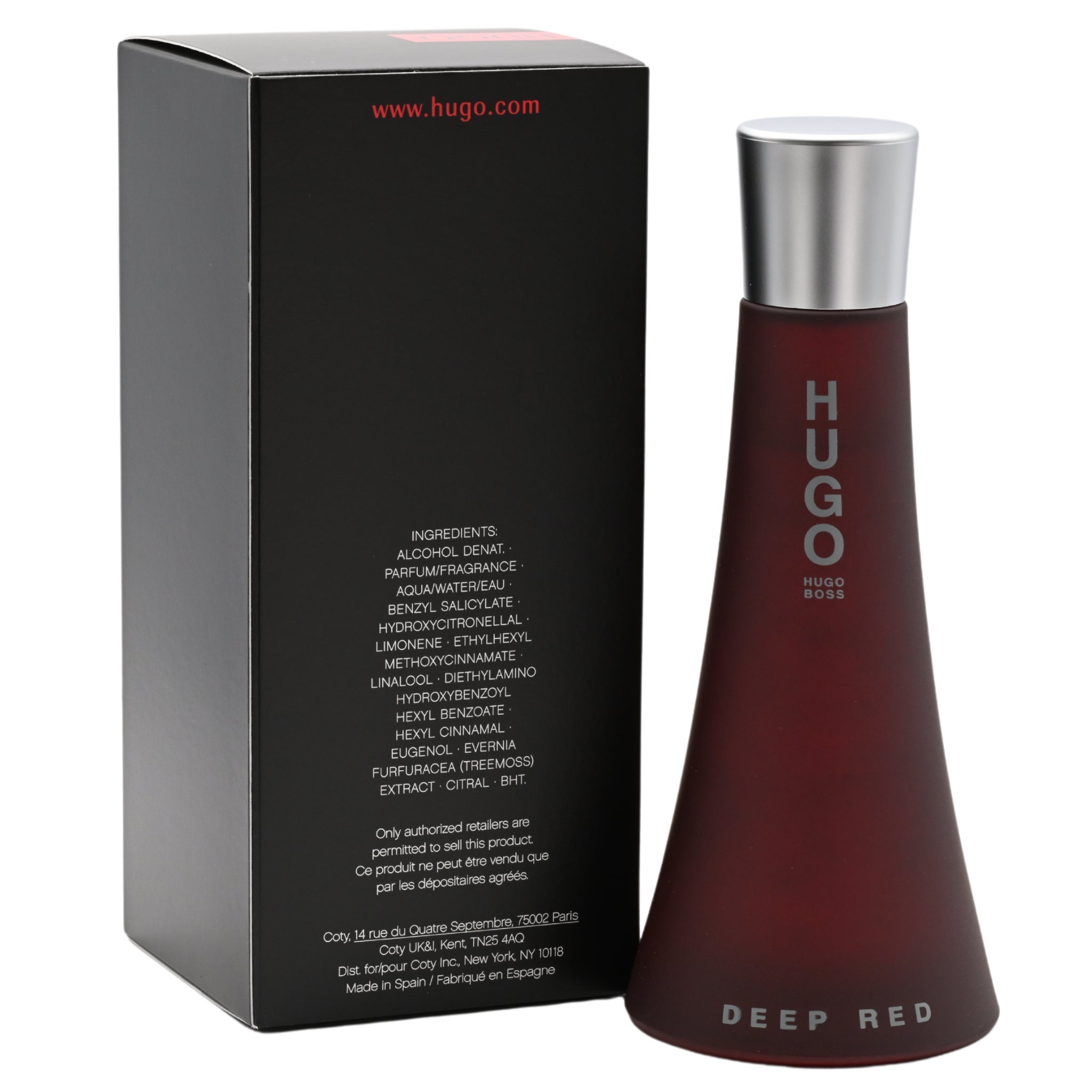 Deep Red by Hugo Boss Perfume 3.0 oz edp New in Box