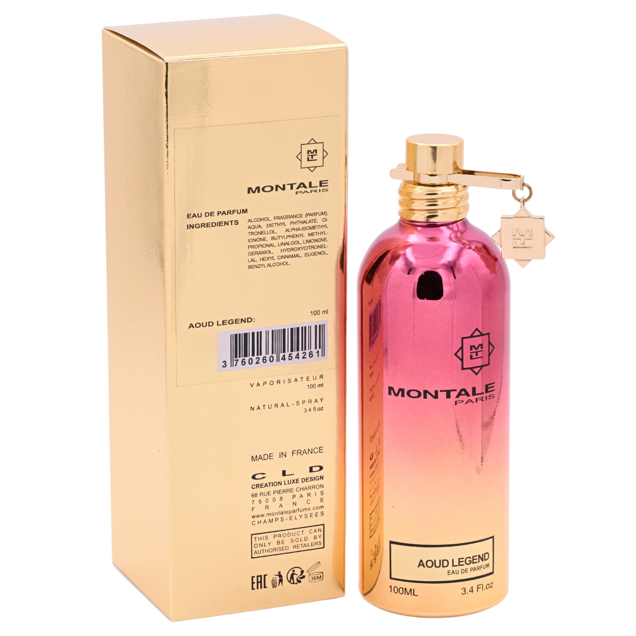Aoud Legend by Montale for unisex EDP 3.3 / 3.4 oz New In Box