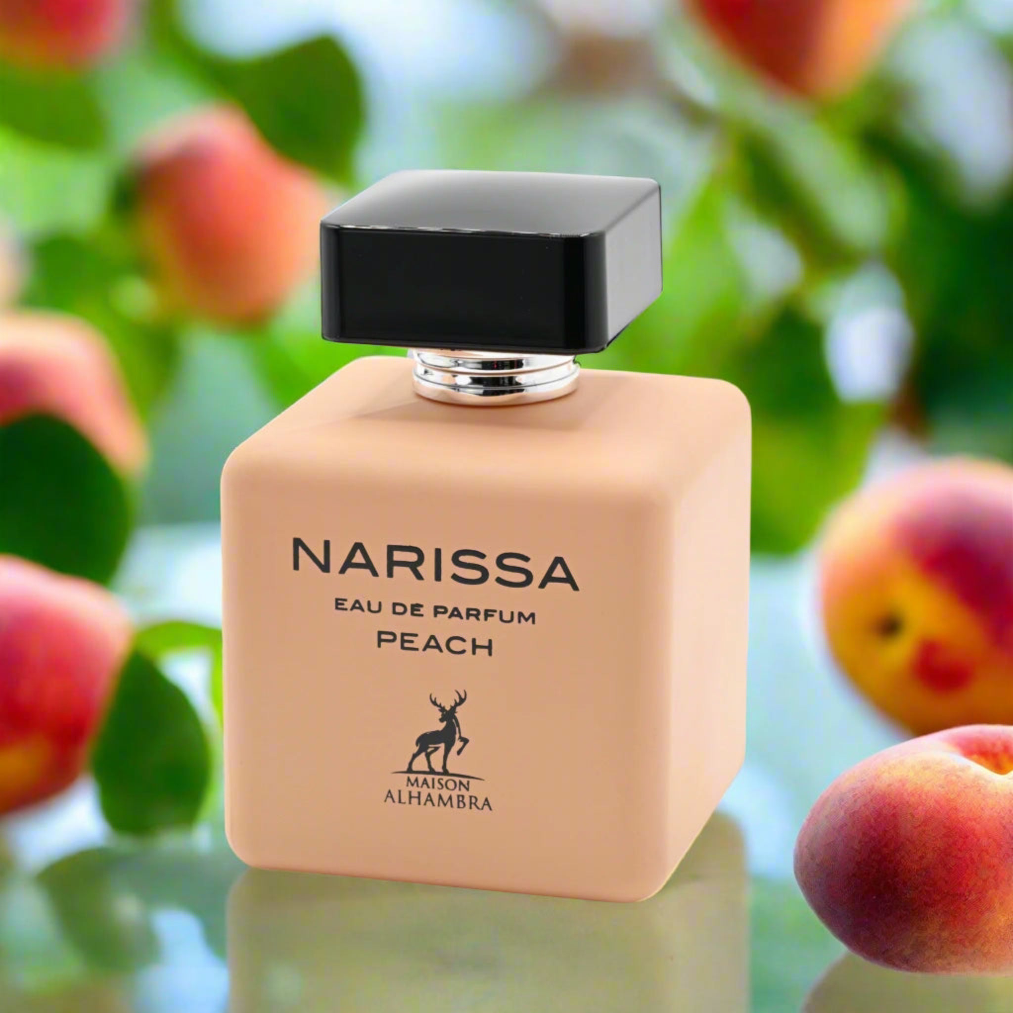 Peach Narissa by Maison Alhambra perfume women EDP 3.3 / 3.4 oz New in Box