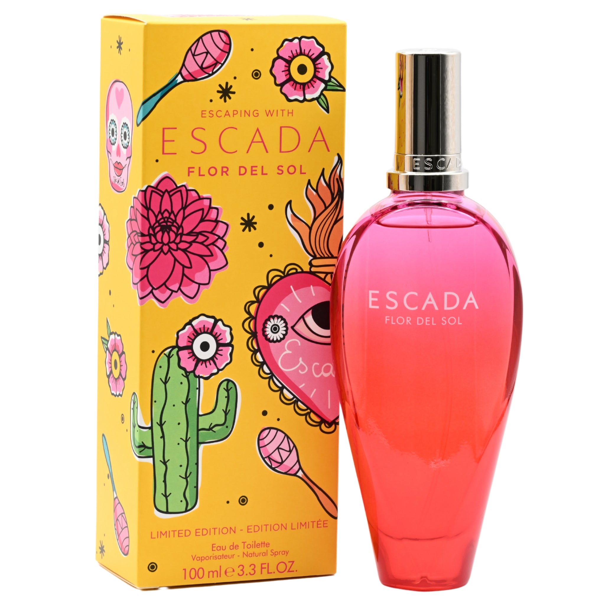 Flor Del Sol (Limited Edition) by Escada for women EDT 3.3 / 3.4 oz New In Box