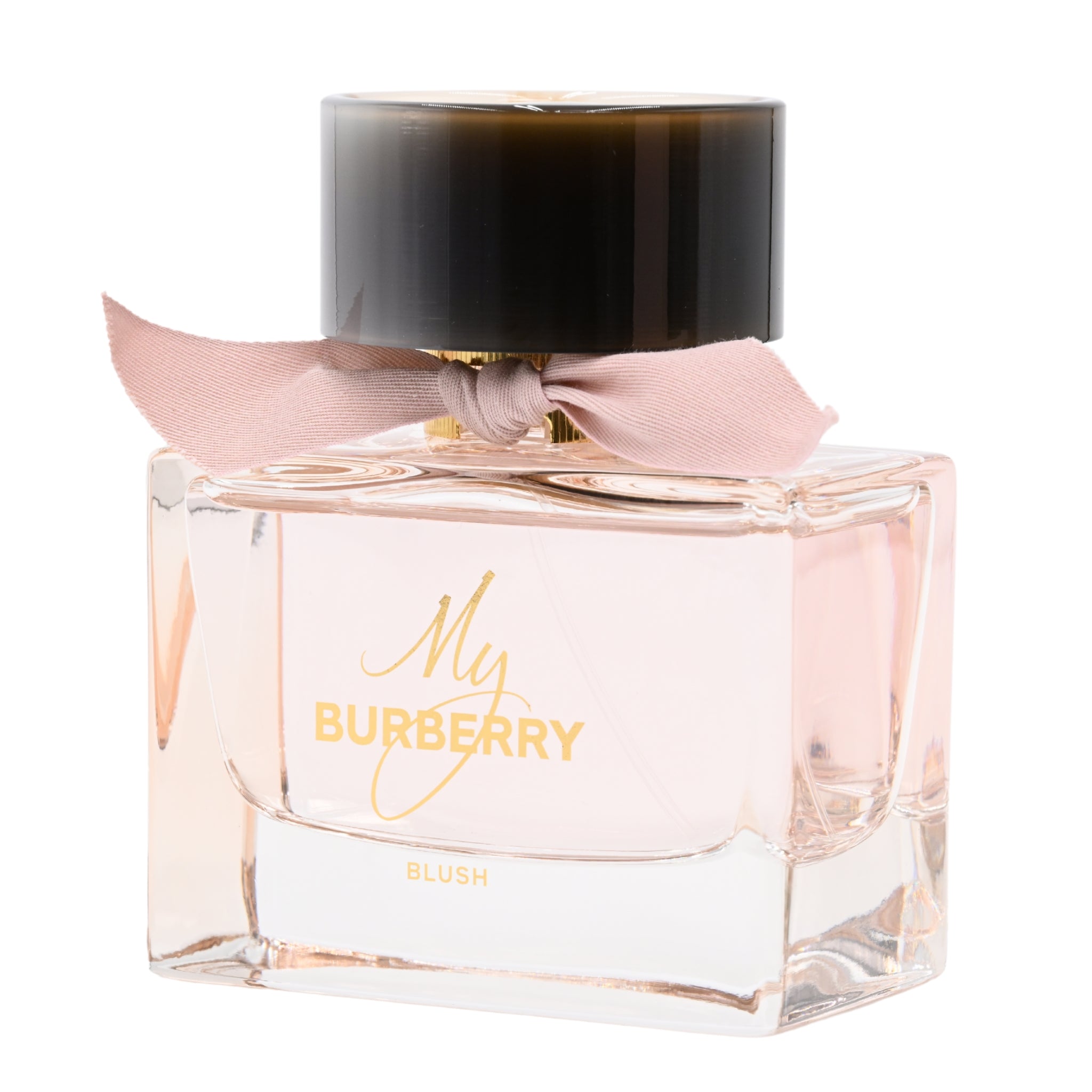 My Burberry Blush perfume bottle on a white background