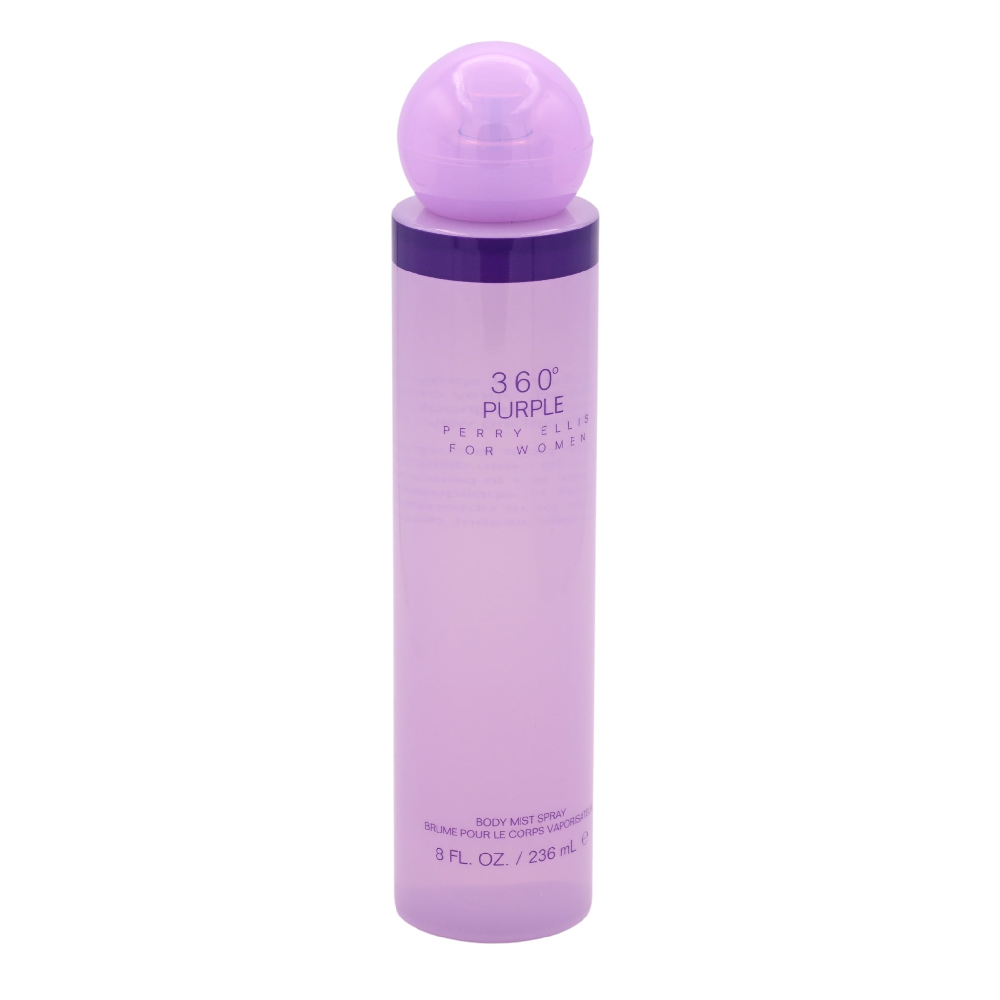 360 Purple by Perry Ellis for Women Body Mist 8 oz New