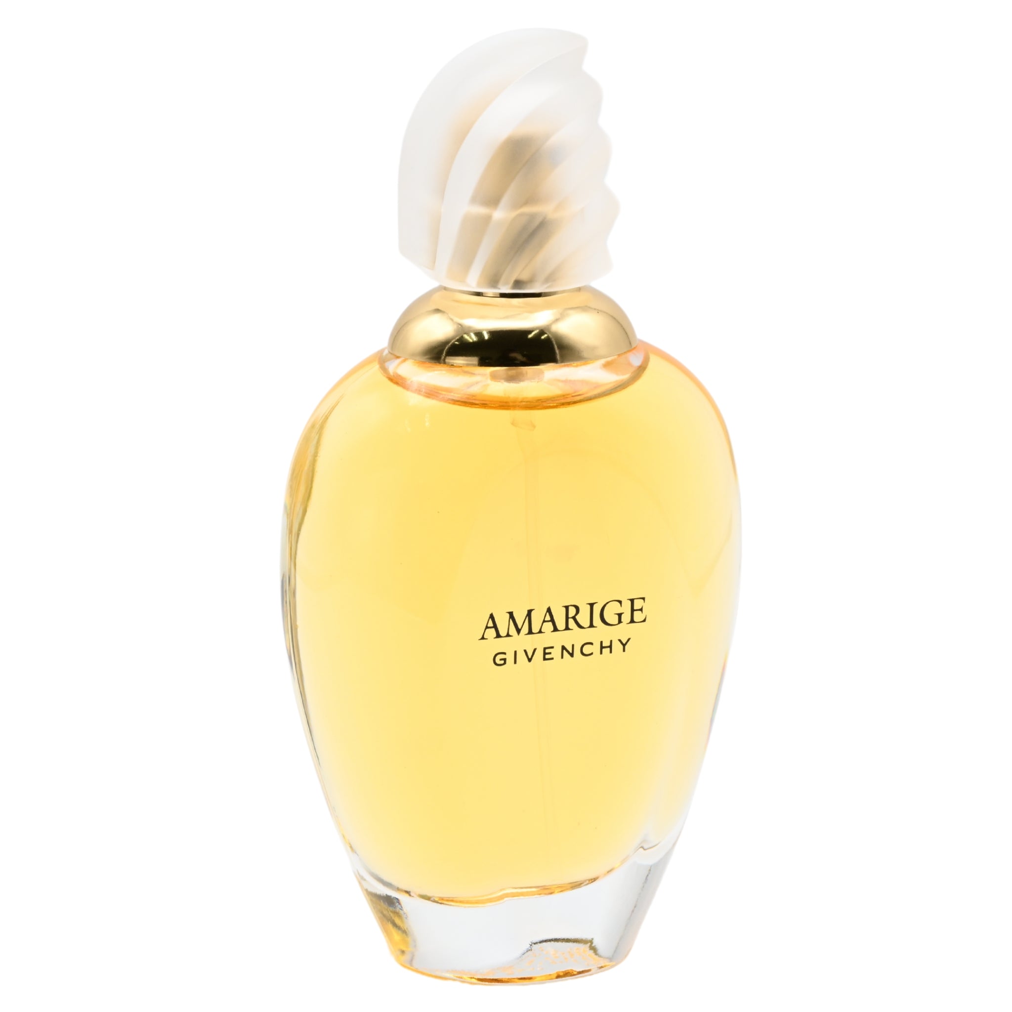 Perfume bottle labeled 'Amarige Givenchy' on a white background
