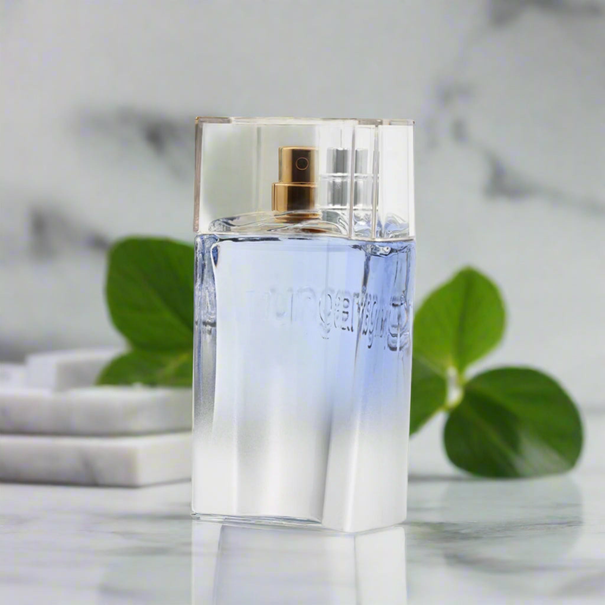 Perfume bottle with a blurred background