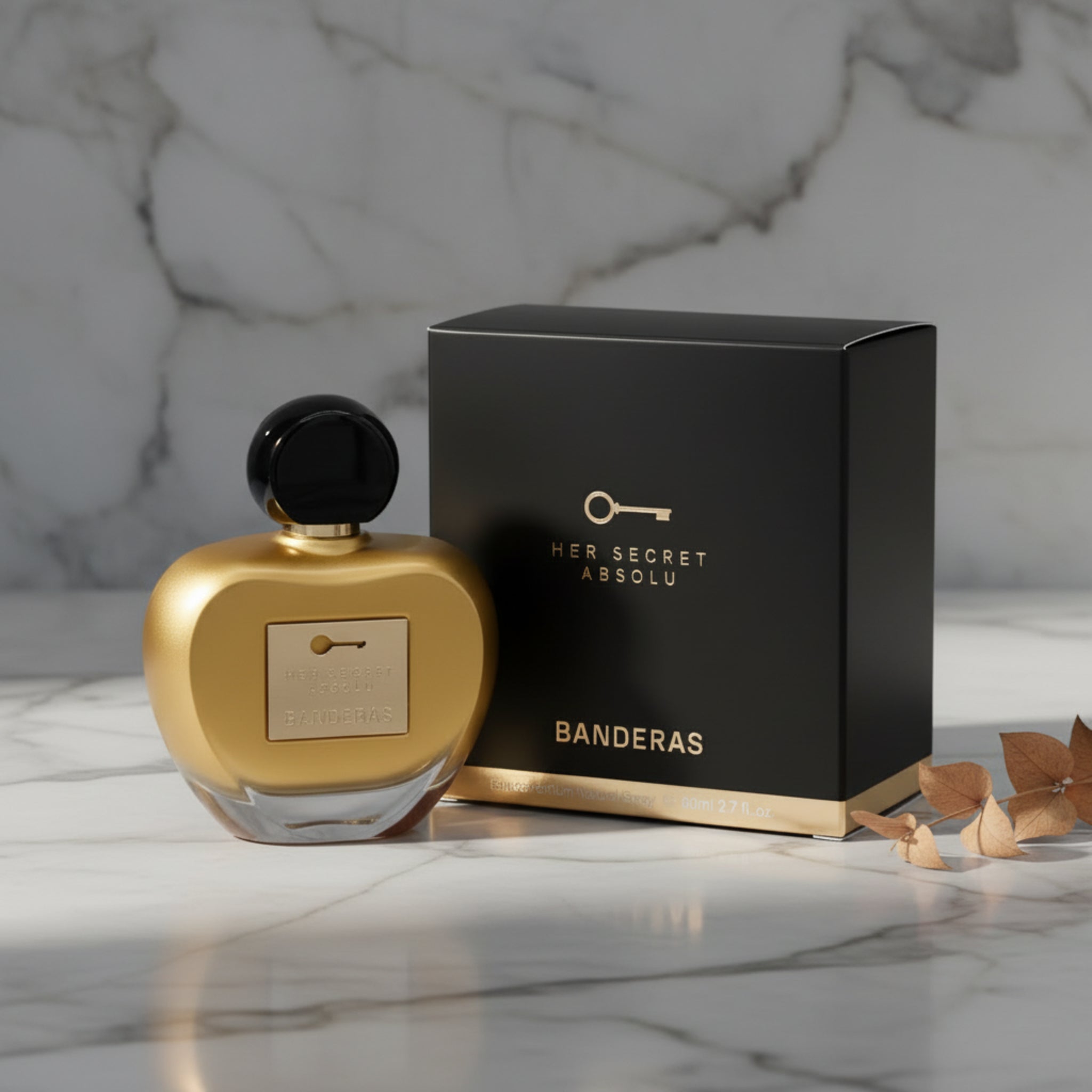 Antonio Banderas Her Secret Absolu Eau de Parfum Spray for Women 2.7 fl oz (New Retail Box)