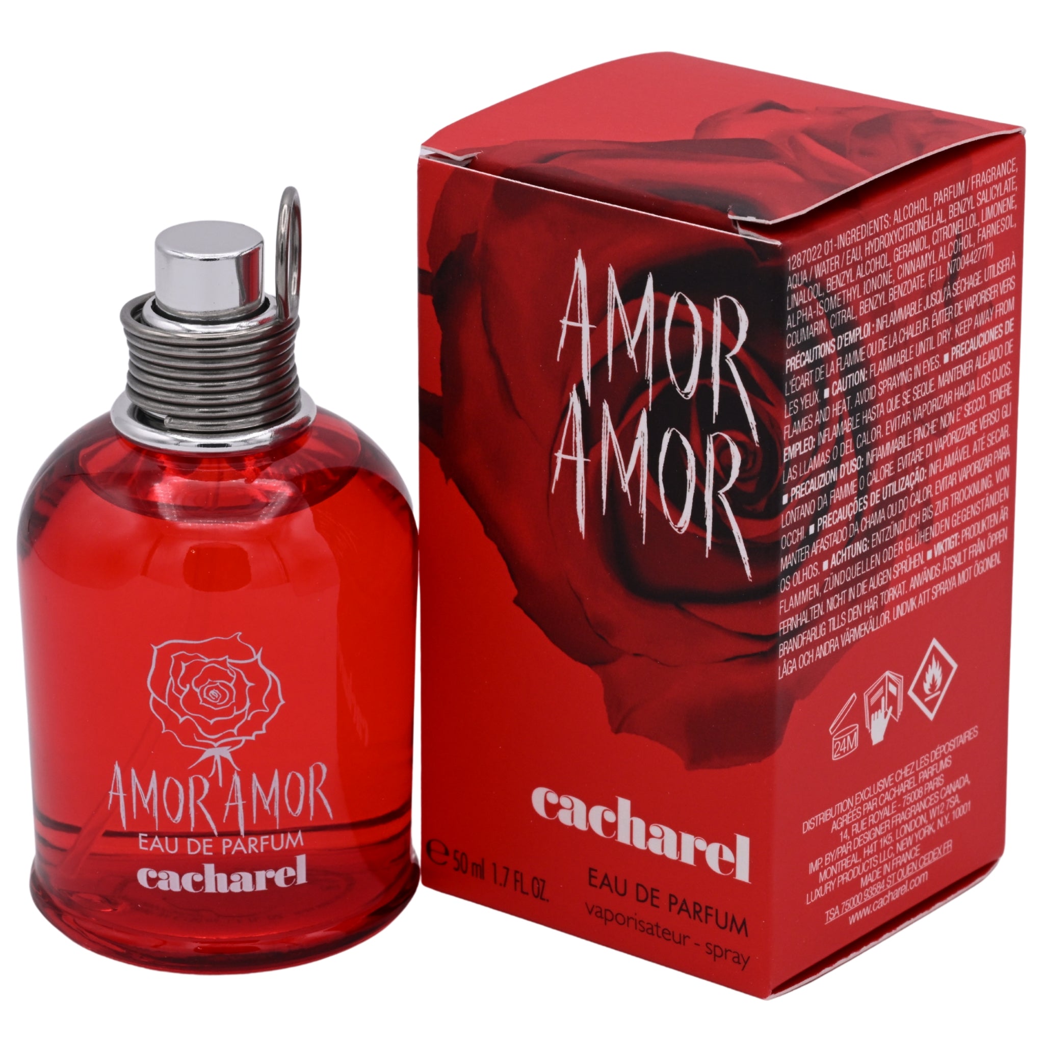 Cacharel Amor Amor Eau de Parfum Spray for Women 1.7 fl oz (50 ml) - Cacharel