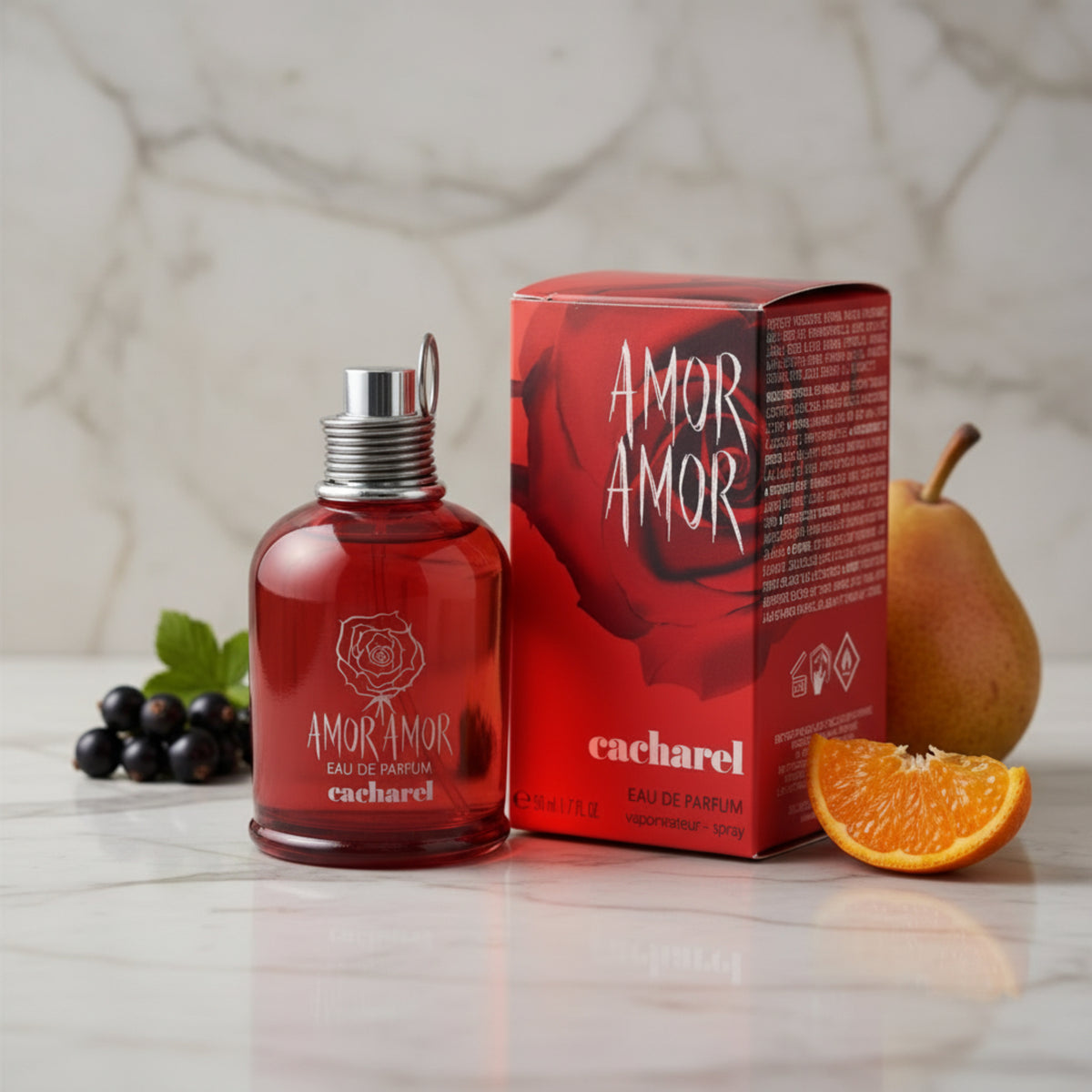 Cacharel Amor Amor Eau de Parfum Spray for Women 1.7 fl oz (50 ml) - Cacharel
