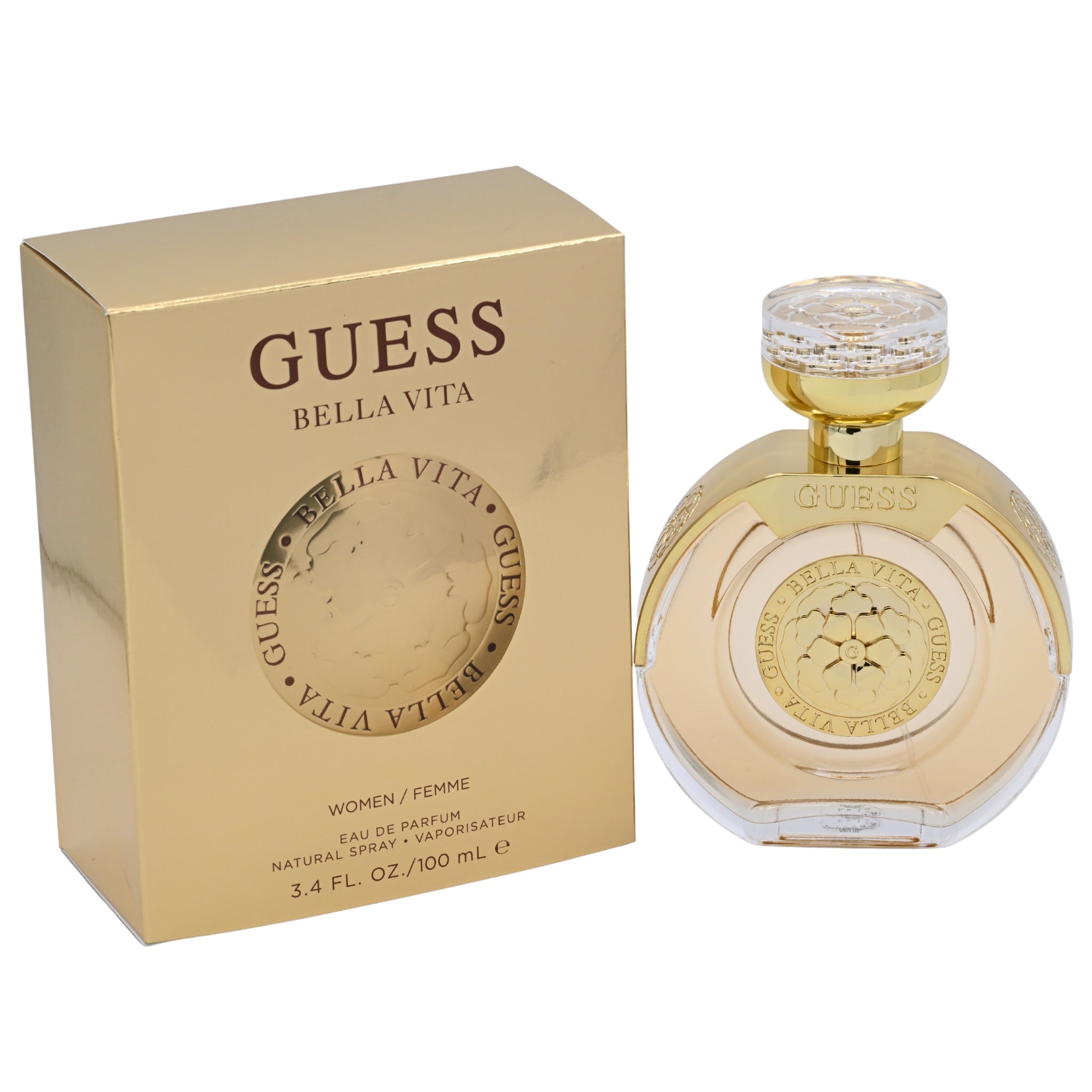 Guess Bella Vita Eau de Parfum Spray for Women 3.4 fl oz (New in Retail Box)