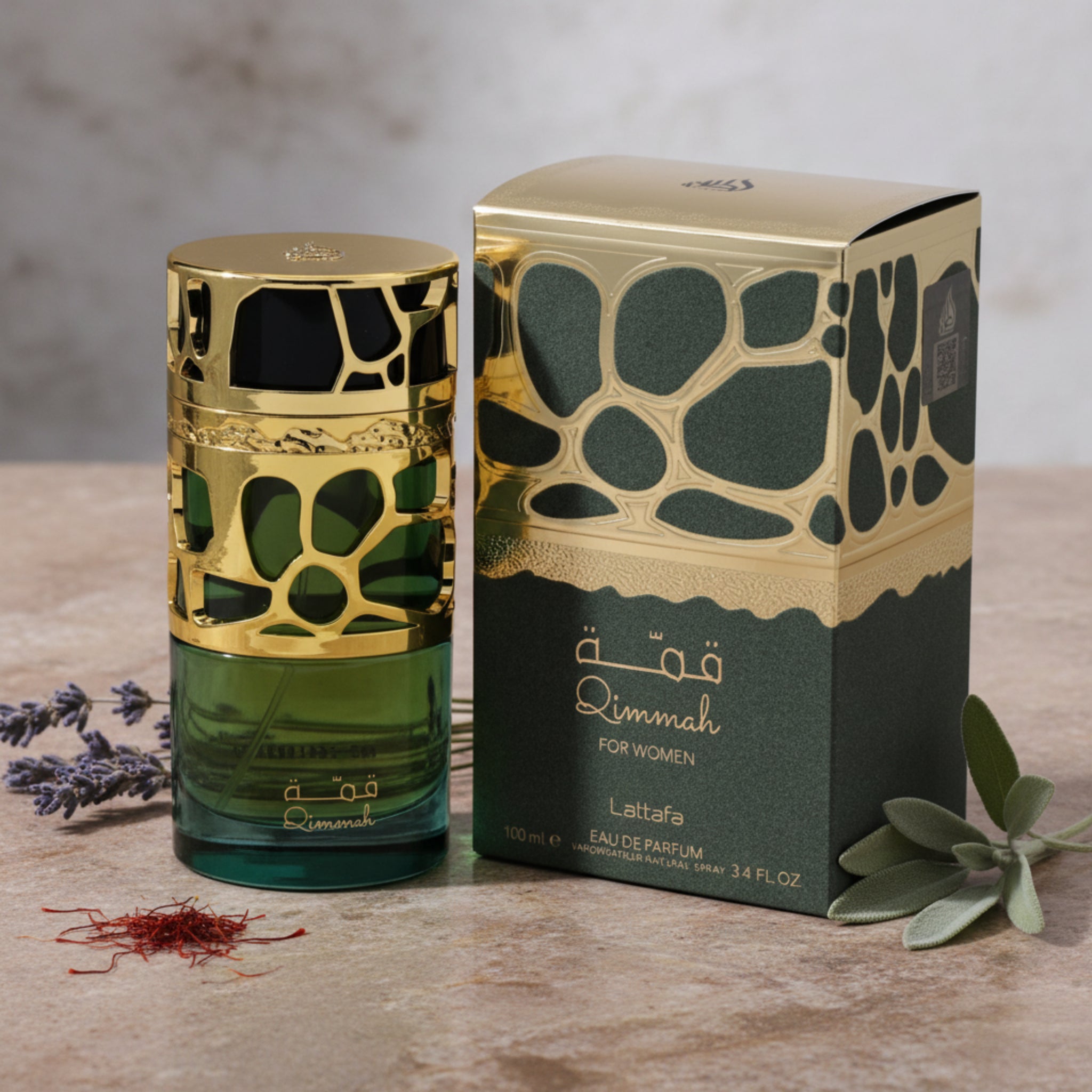 Lattafa Qimmah Eau de Parfum Spray for Women 3.4 oz (100 ml) New in Box