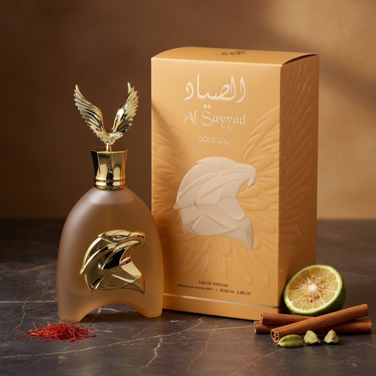 Risala Al Sayyad Gold EDP Unisex Spray 3.4 oz 100ml New Box