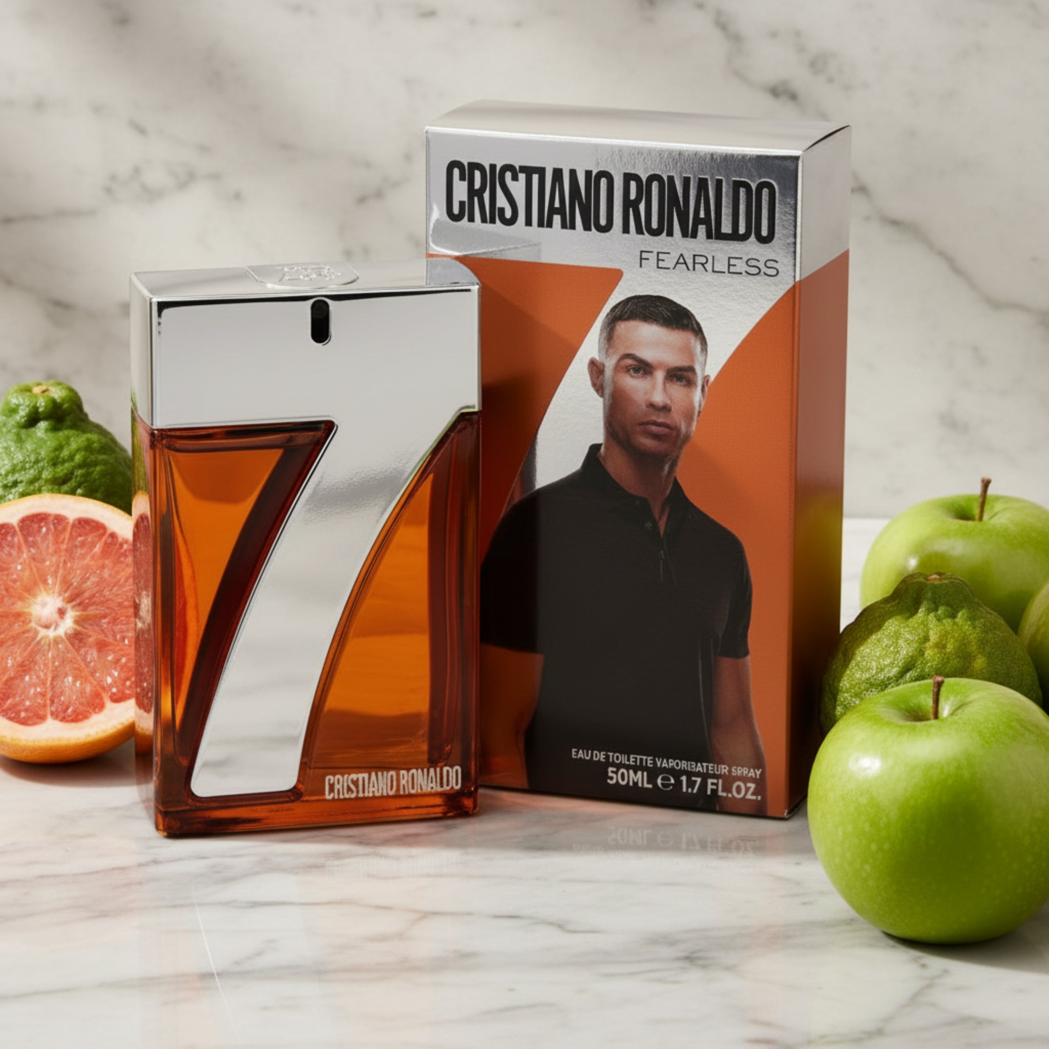 Cristiano Ronaldo CR7 Fearless Eau de Toilette (EDT) Spray for Men 1.7 oz (50 ml)