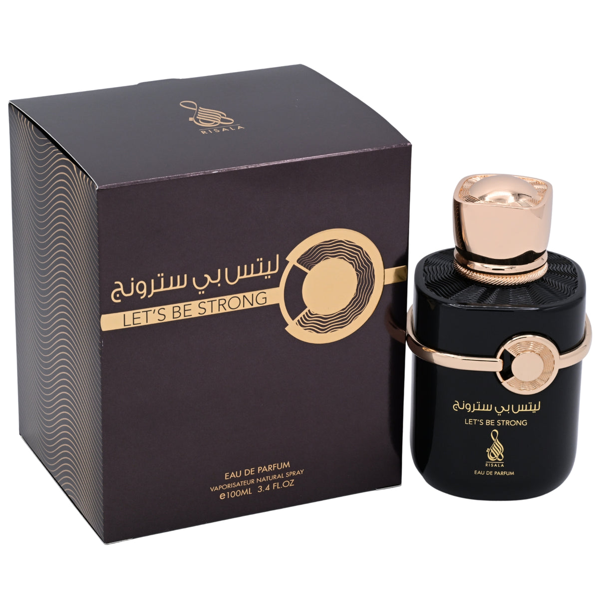 Risala Let's Be Strong Eau de Parfum Spray for Men 3.4 oz (100 ml)