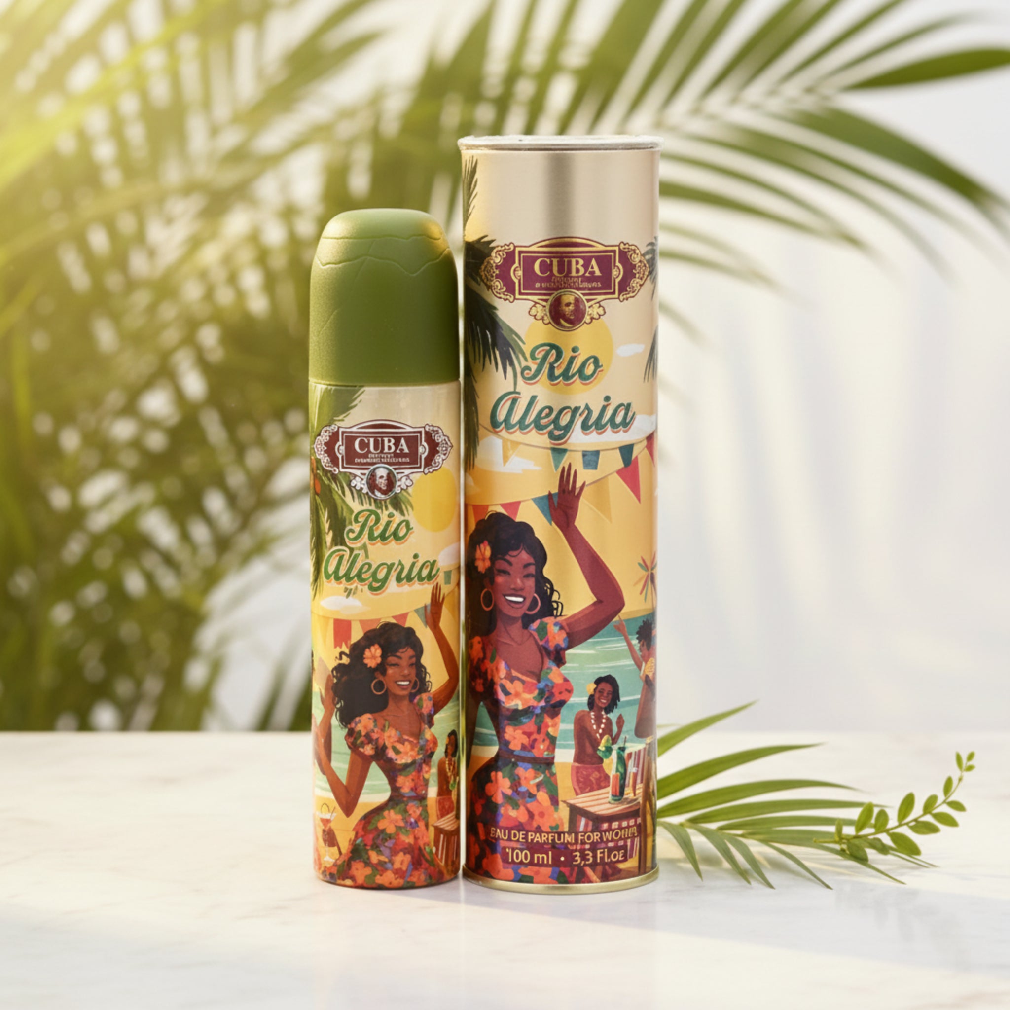 Cuba Rio Alegria Eau de Parfum Spray for Women 3.4 oz (100ml) - New in Can