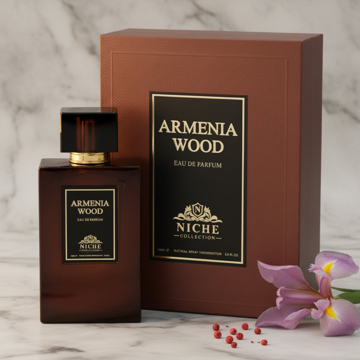 Khalis Armenia Wood Niche Collection Eau de Parfum Spray for Men 3.4 oz