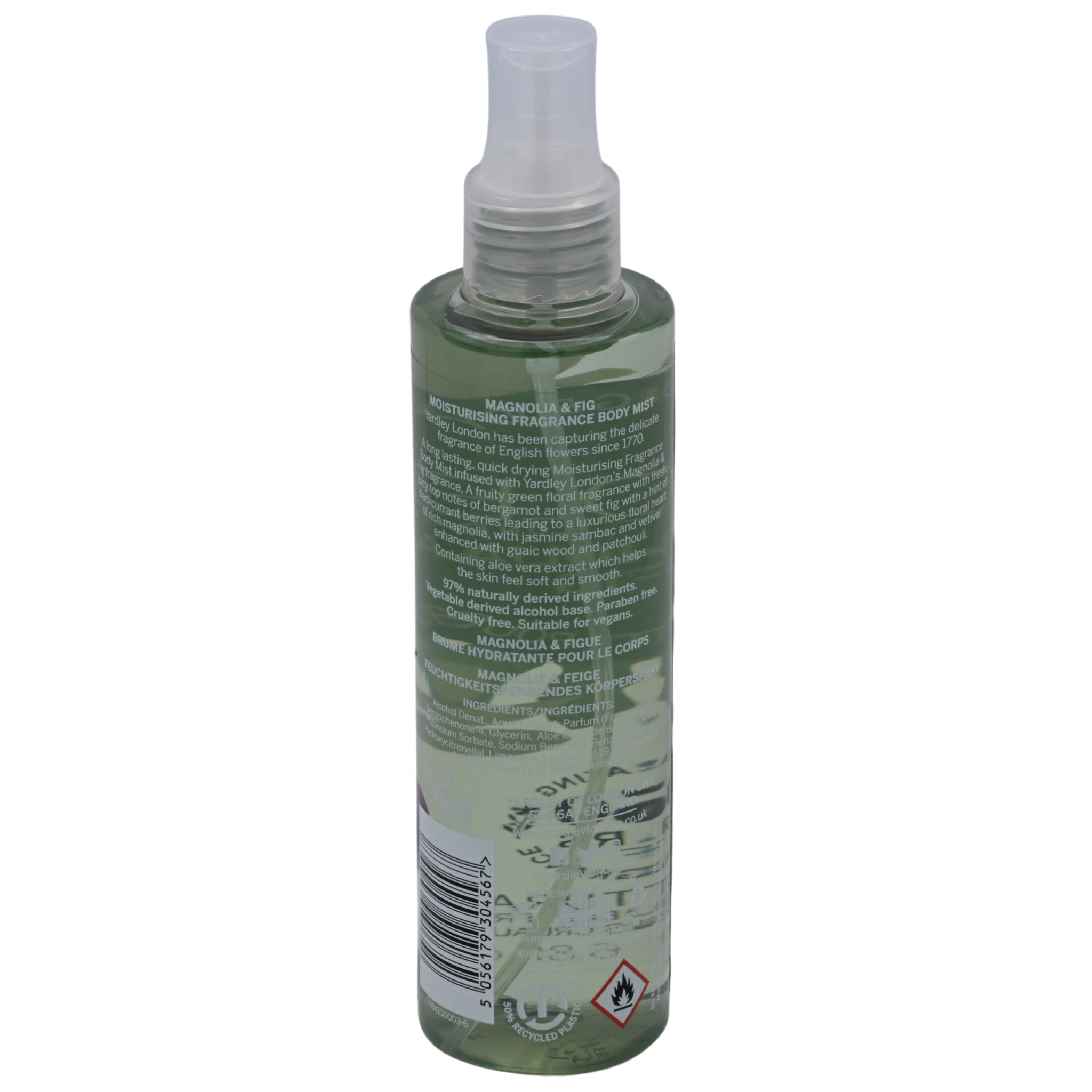 Yardley London Magnolia & Fig Fragrance Mist Spray for Women 6.8 fl oz (200ml)