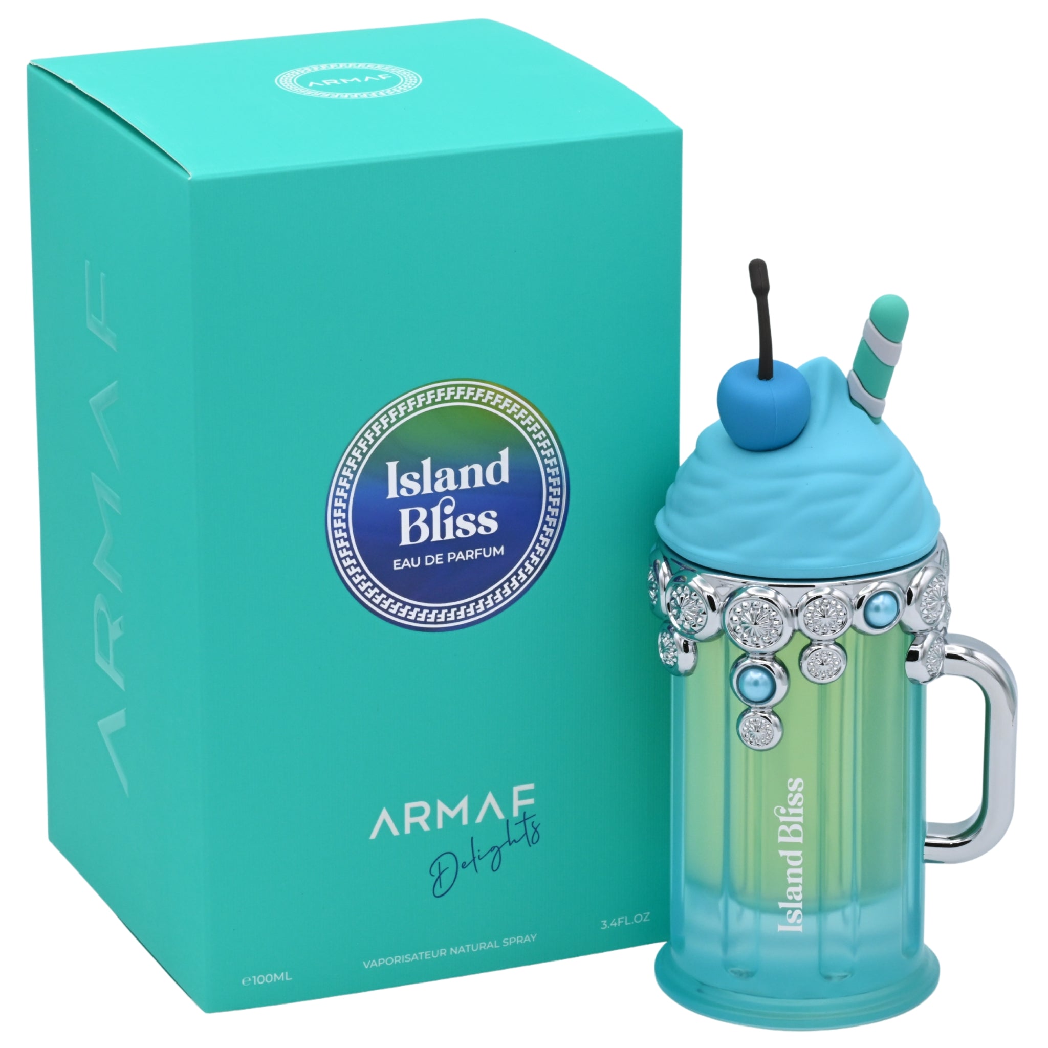 Armaf Delights Island Bliss Eau de Parfum Spray Unisex 3.4 oz (100 ml) New Retail Box