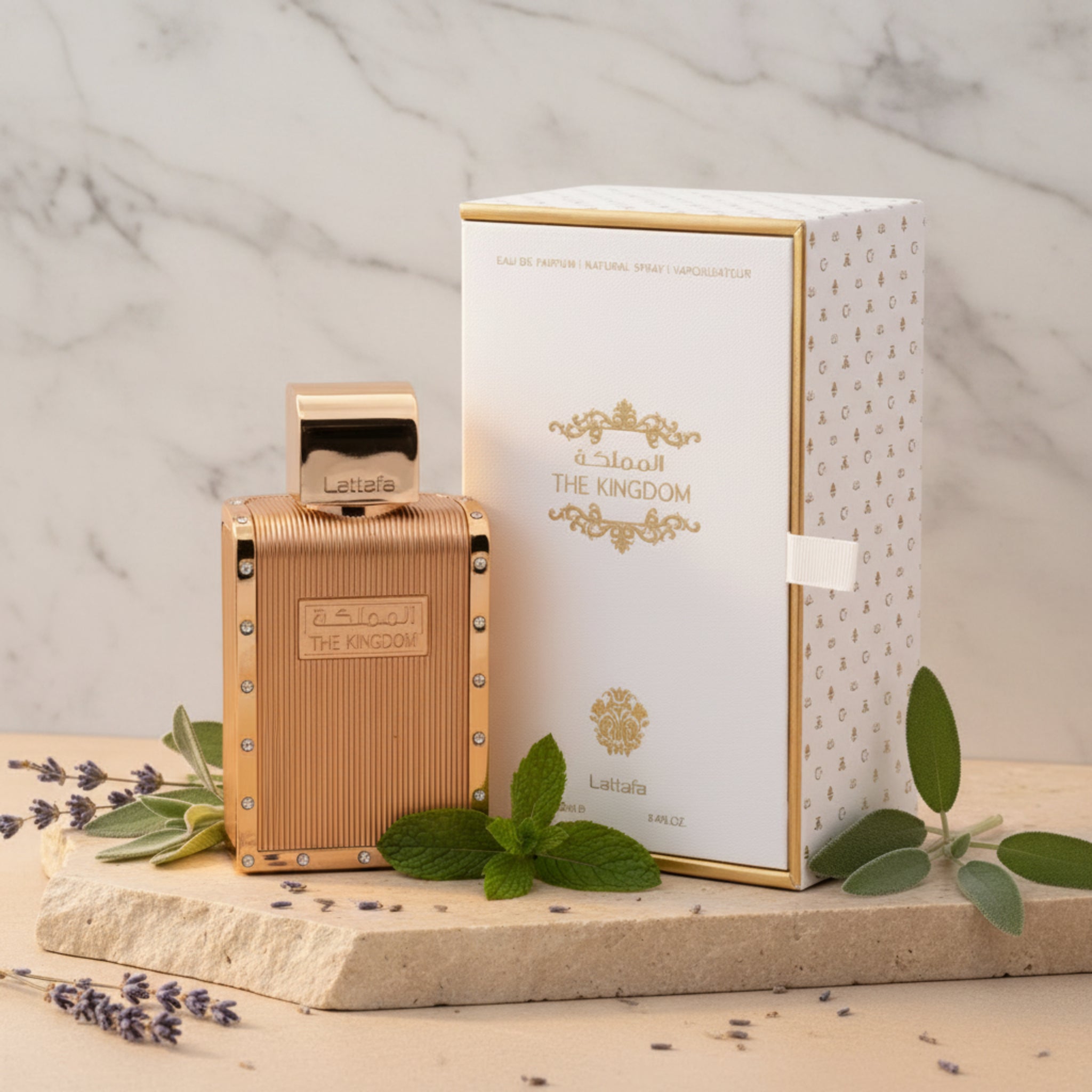 Lattafa The Kingdom Eau de Parfum (EDP) Spray for Men 3.4 oz / 100 ml New Retail Box