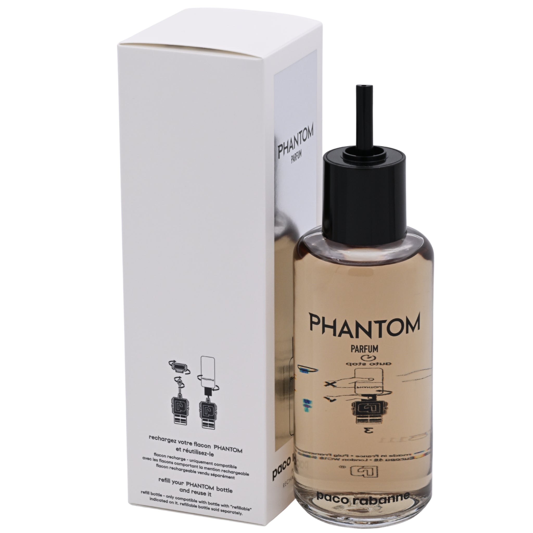 Paco Rabanne Phantom Eau de Parfum Refill for Men 6.8 oz (200 ml) by Rabanne