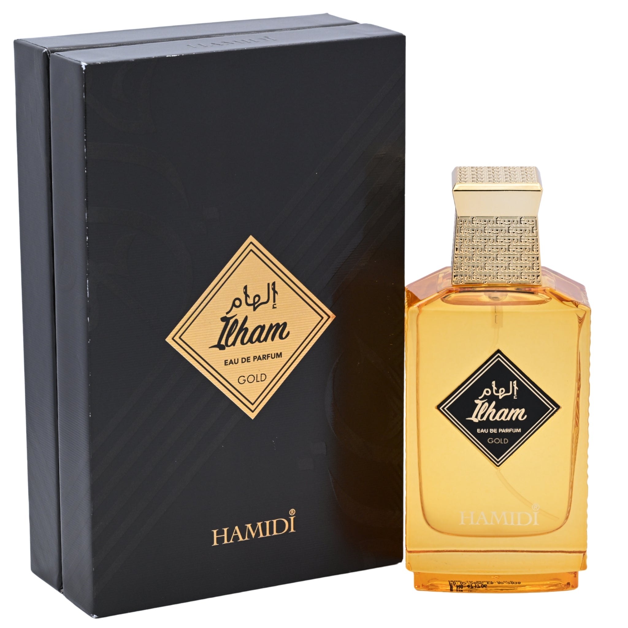 Hamidi Ilham Gold EDP Unisex Spray 3.4 oz 100ml New Box
