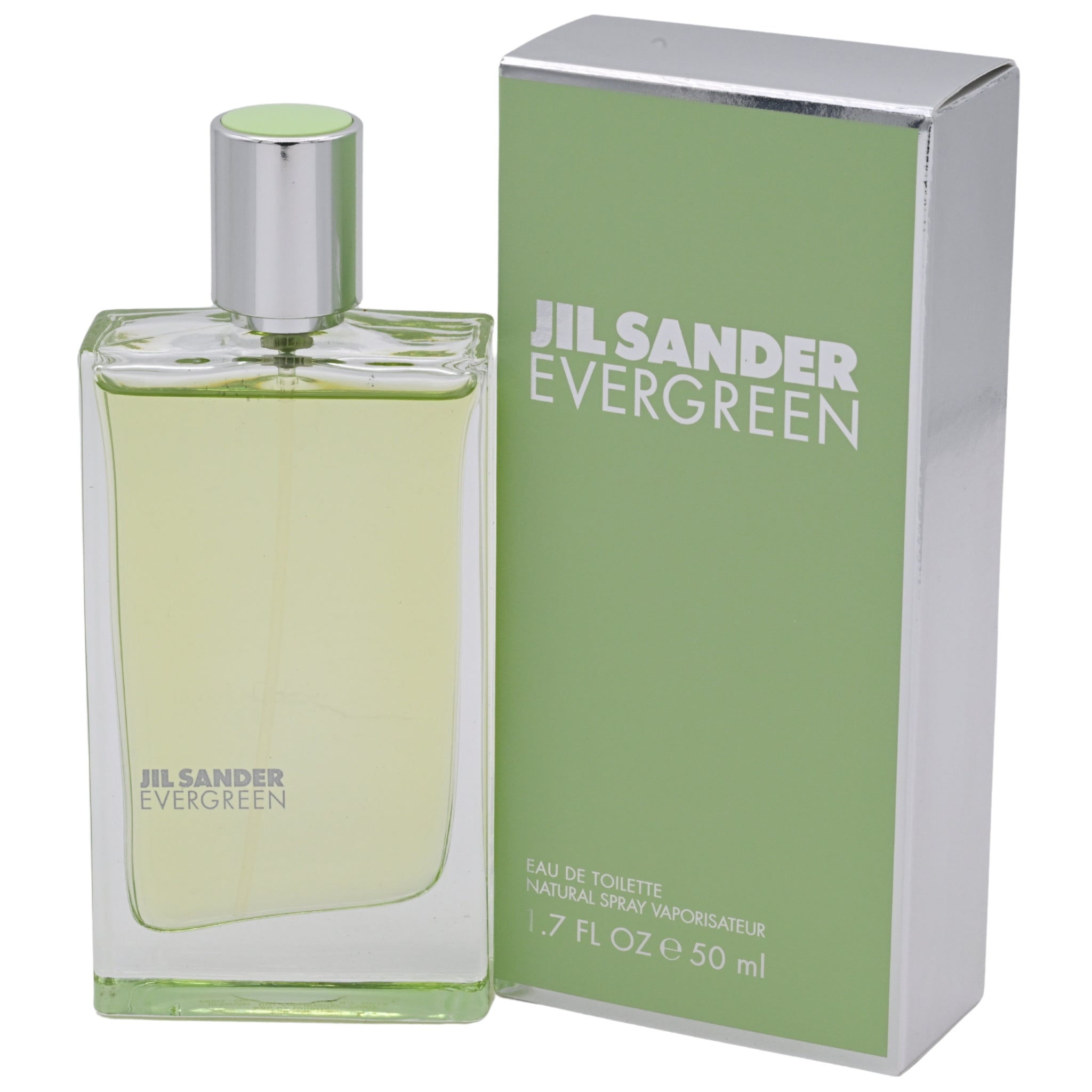 Jil Sander Evergreen Eau de Toilette (EDT) Spray for Women 1.7 oz (50 ml) New in Retail Box