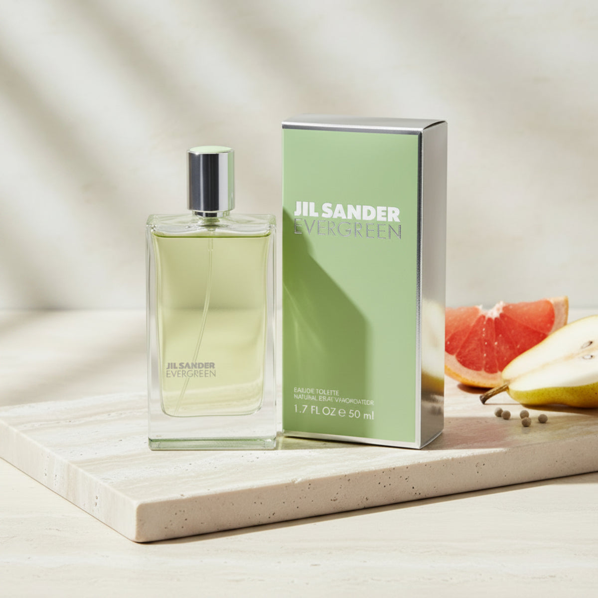 Jil Sander Evergreen Eau de Toilette (EDT) Spray for Women 1.7 oz (50 ml) New in Retail Box