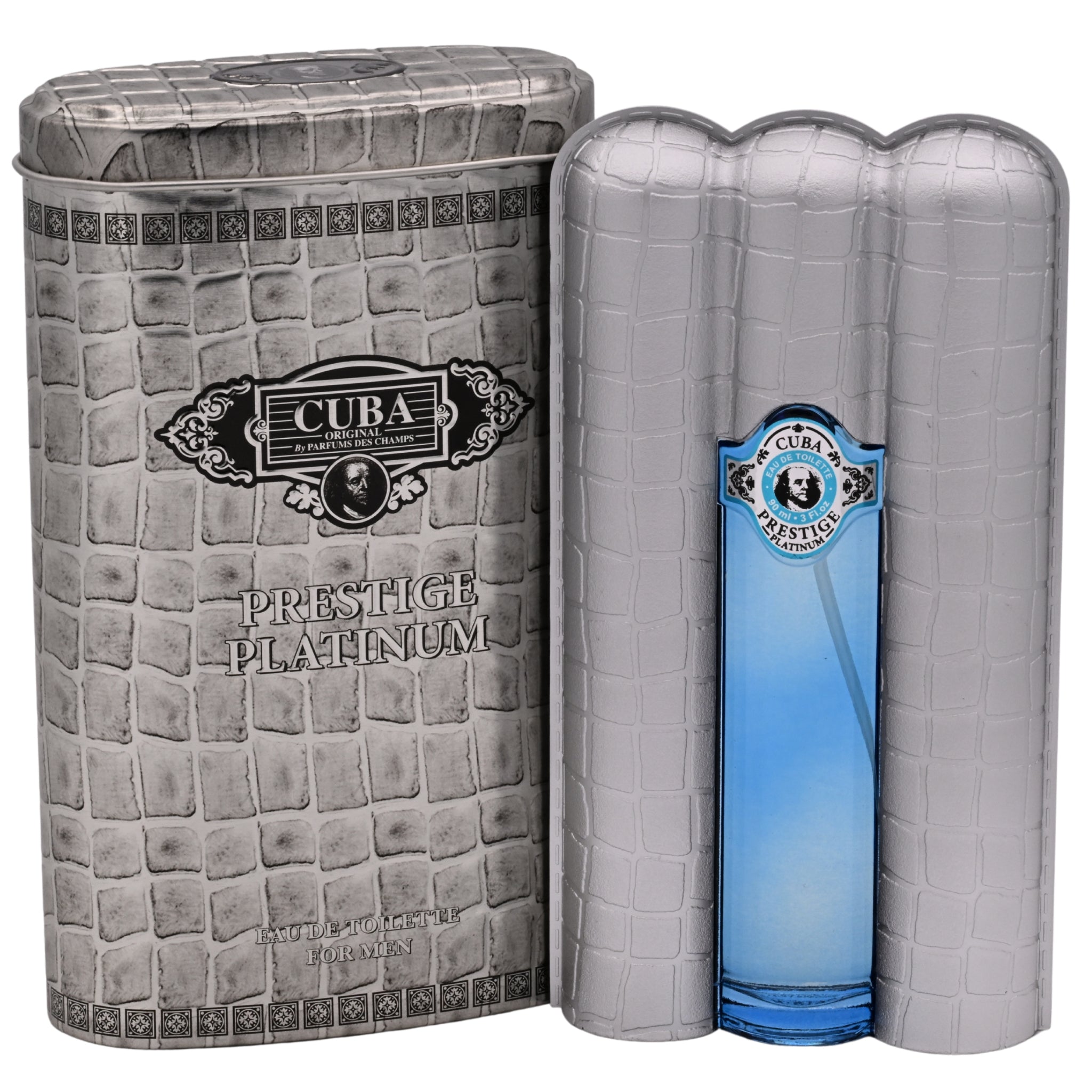 Cuba Prestige Platinum by Cuba cologne for men EDT 3 / 3.0 oz New In Can
