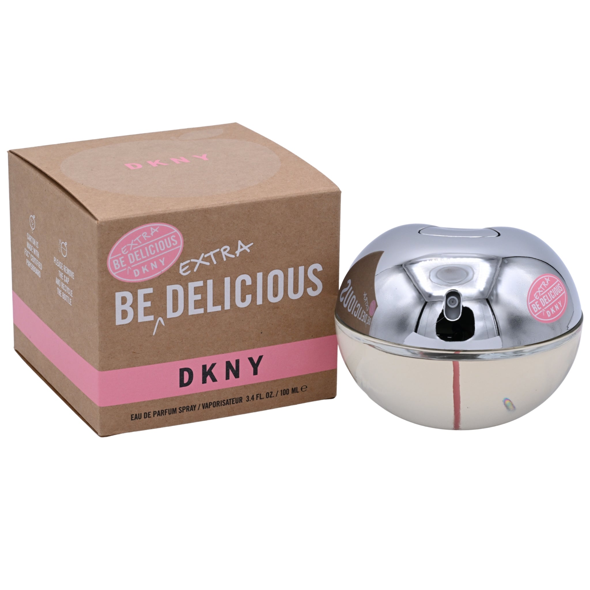 DKNY Be Extra Delicious Eau de Parfum Spray for Women 3.4 oz (100 ml) by Donna Karan
