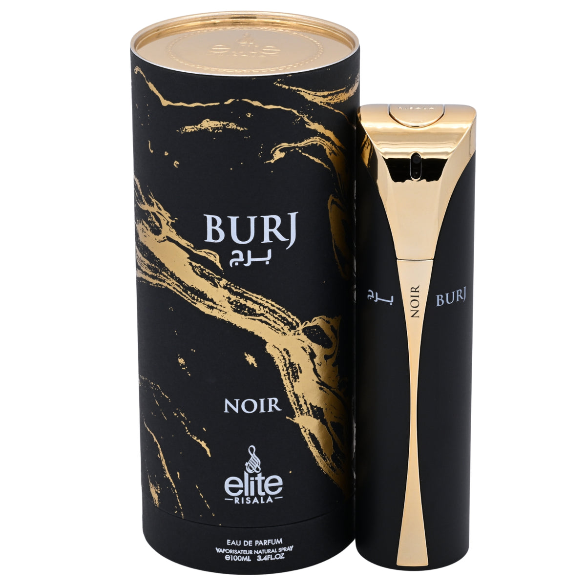 Risala Elite Burj Noir EDP Unisex Spray 3.4 oz 100ml New Box