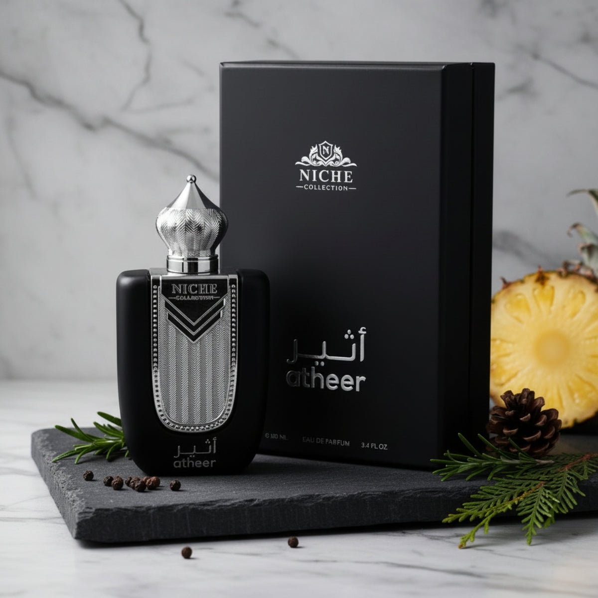 Khalis Atheer Niche Collection EDP Spray Men 3.4 oz 100ml