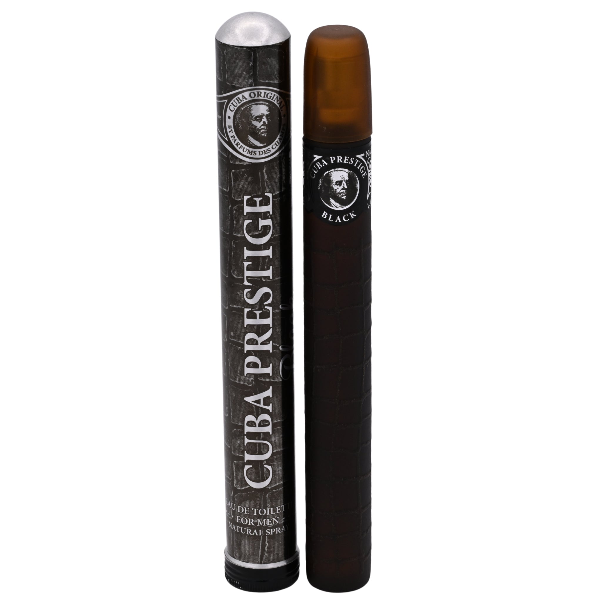 Cuba Prestige Black by Cuba Eau de Toilette Spray for Men 1.17 fl oz New in Can