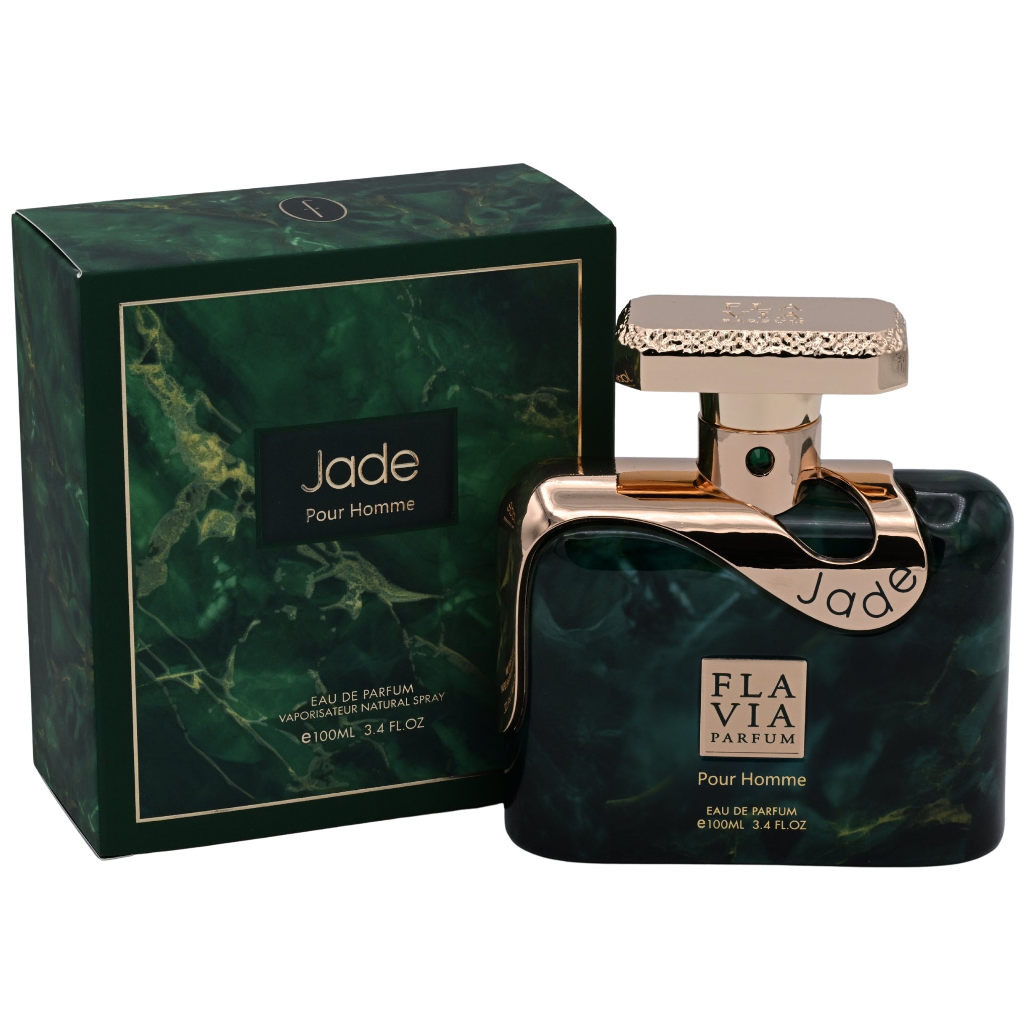 Flavia Jade Pour Homme Eau de Parfum (EDP) Spray for Men 3.4 oz / 100 ml New Retail Box