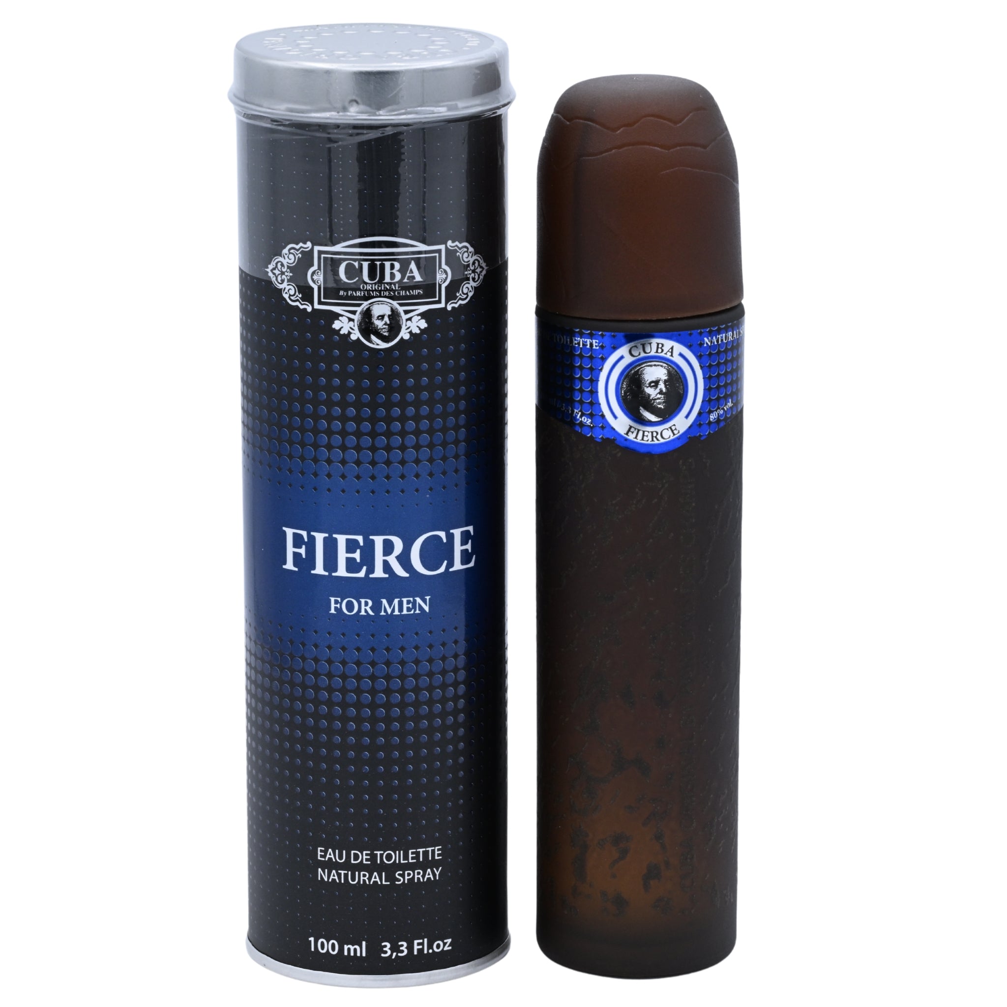 Cuba Fierce Eau de Toilette Spray for Men, 3.3 fl oz (100 ml) by Cuba