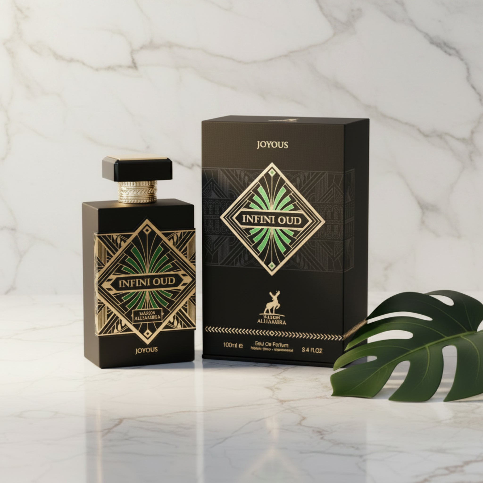 Maison Alhambra Infini Oud Joyous Eau de Parfum Spray Unisex 3.4 oz (100 ml) New in Retail Box