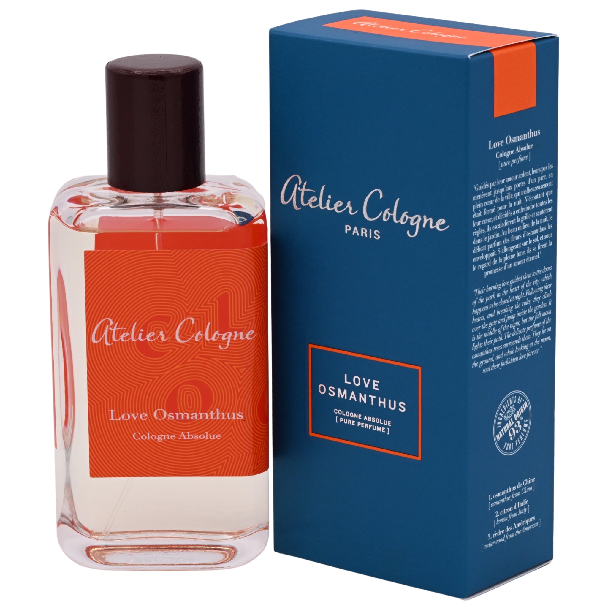 Atelier Cologne Love Osmanthus Eau de Cologne Spray Unisex 3.4 oz (100 ml) New in Box