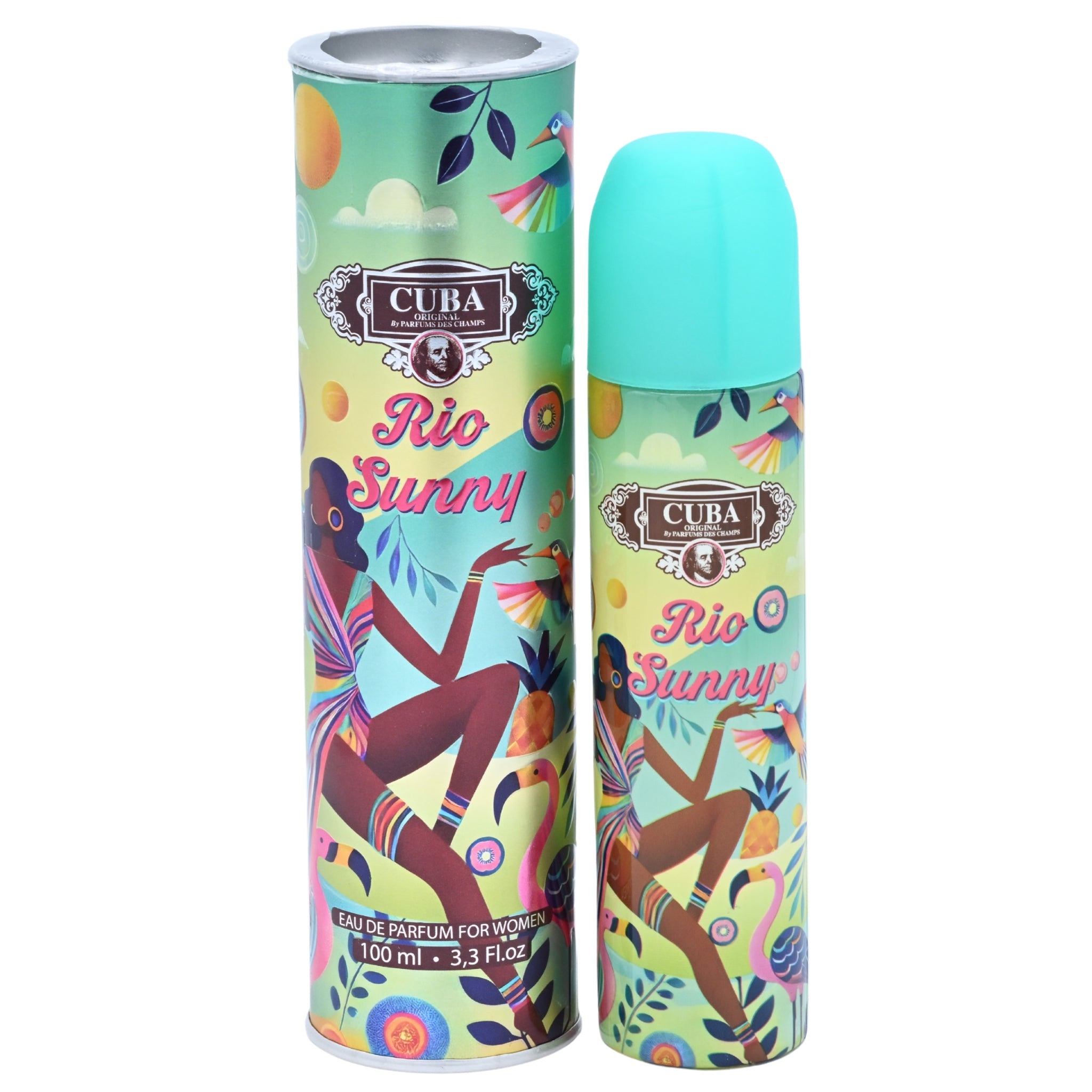 Cuba Rio Sunny Eau de Parfum (EDP) Spray for Women 3.3 oz (100 ml) by Cuba