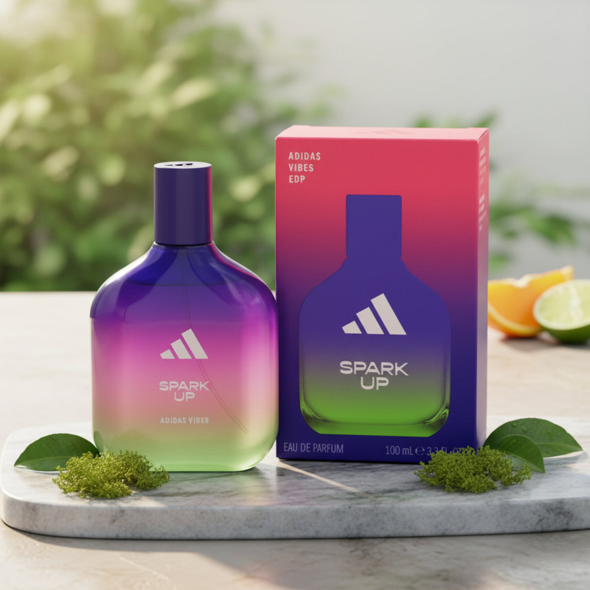 Adidas Vibes Spark Up Eau de Parfum Spray Unisex 3.3 fl oz (100 ml) - Adidas