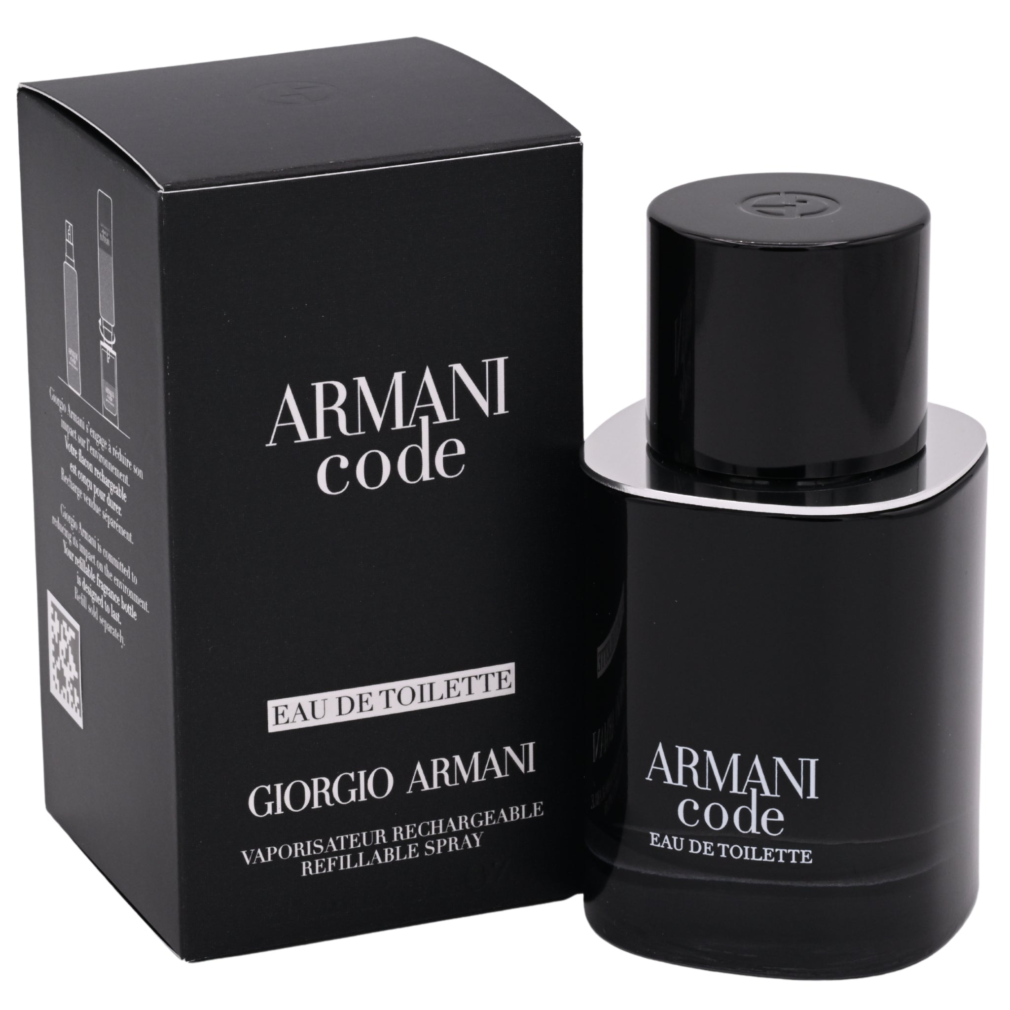 Giorgio Armani Armani Code Eau de Toilette (EDT) Spray for Men 1.7 fl oz (50 ml) - Refillable