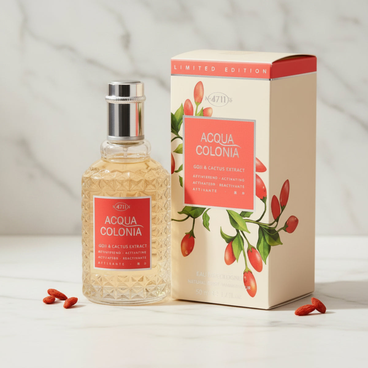 Maurer & Wirtz 4711 Acqua Colonia Goji & Cactus Extract Eau de Cologne Unisex 1.7 oz Spray