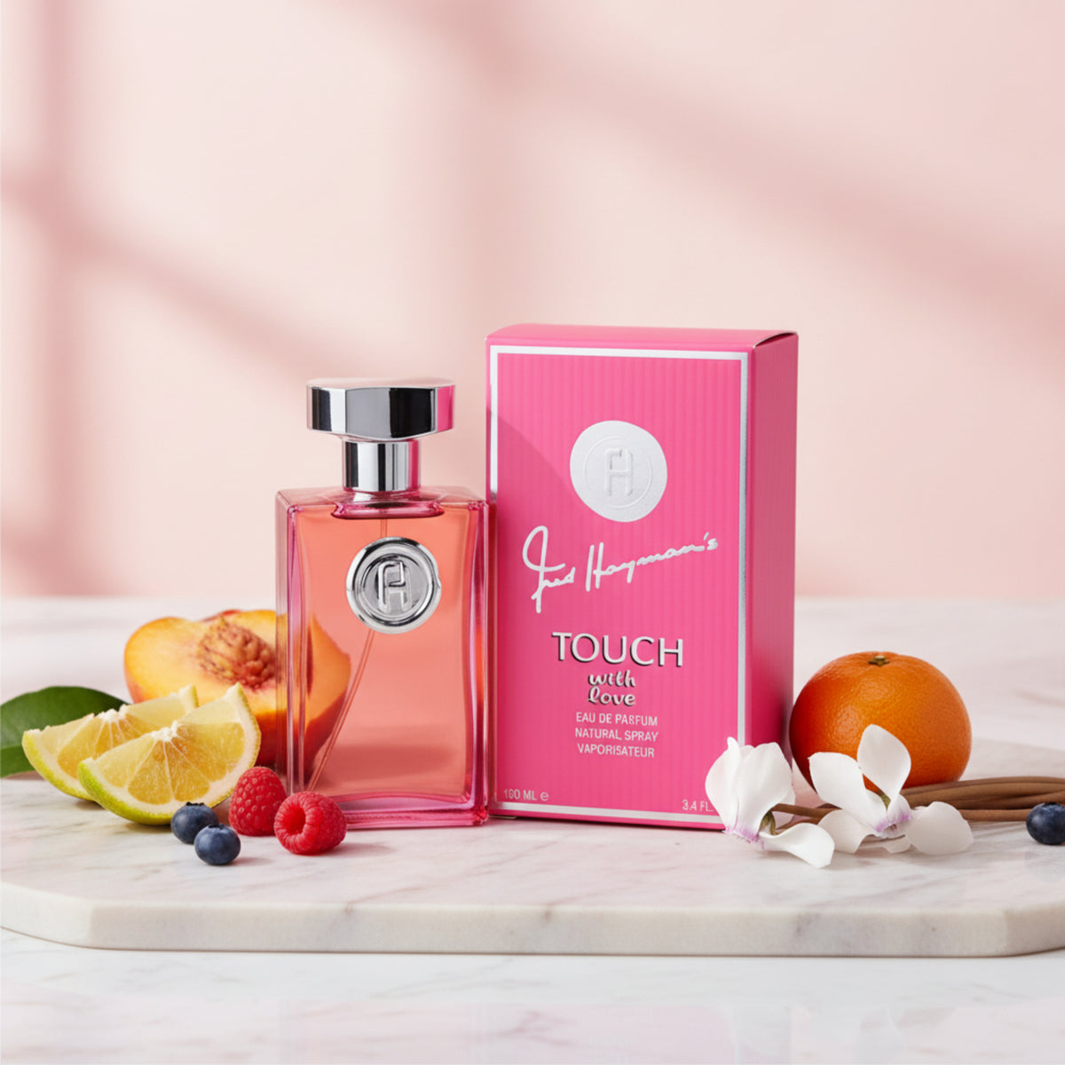 TOUCH WITH LOVE Fred Hayman women perfume edp 3.4 oz 3.3 NEW IN BOX