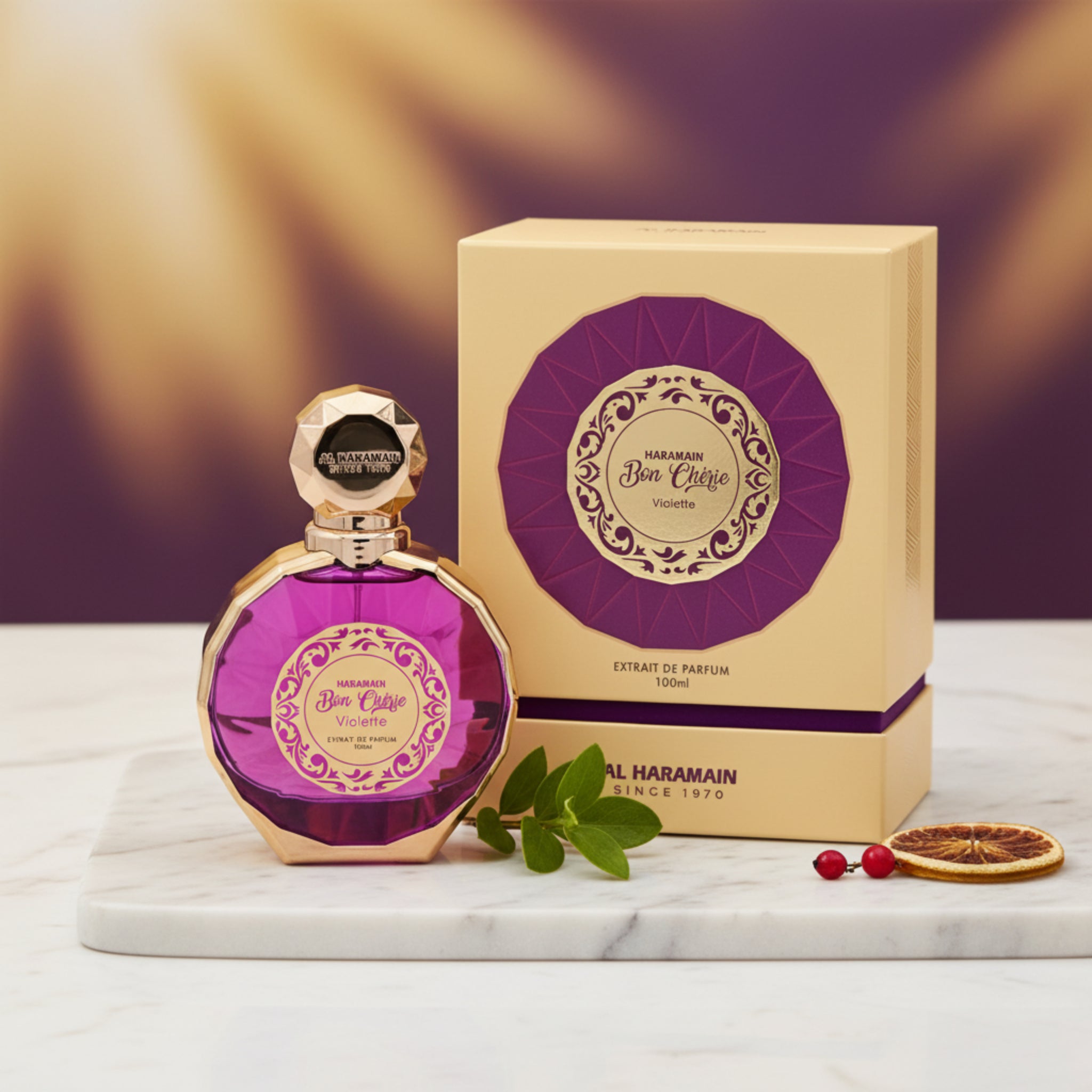 Al Haramain Bon Cherie Violette Eau de Parfum Spray for Women 3.4 fl oz (100 ml) New Retail Box