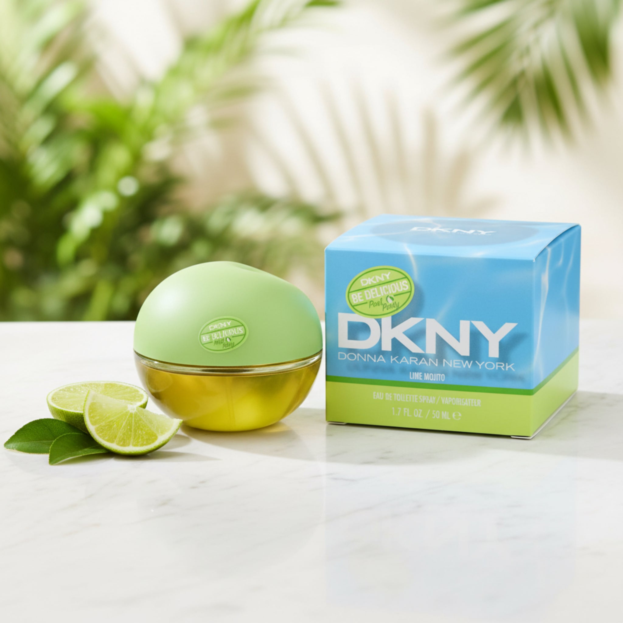 DKNY Be Delicious Pool Party Lime Mojito Eau de Toilette Spray for Women 1.7oz by Donna Karan