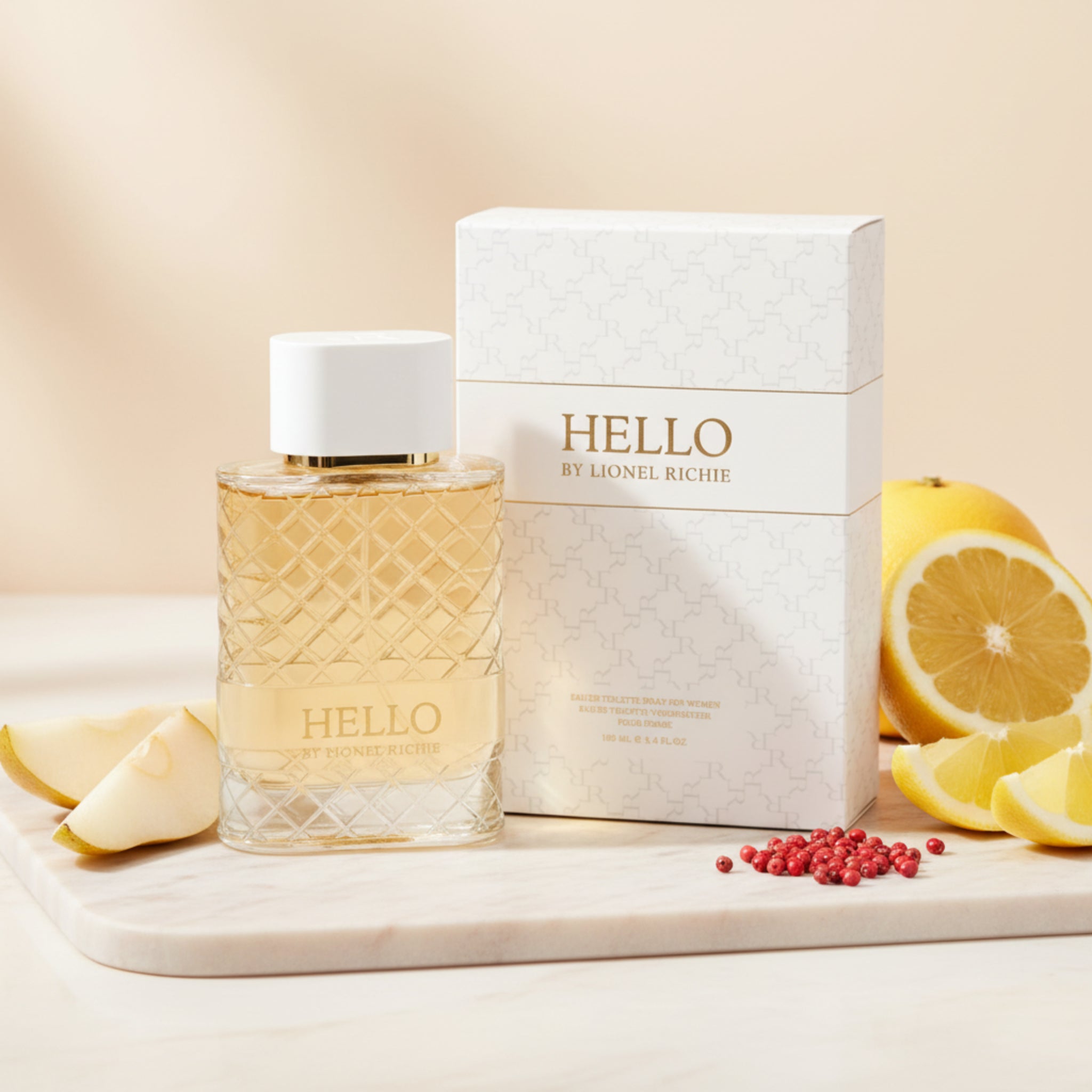 Lionel Richie Hello EDT Spray Women 3.4 oz 100ml, New Box