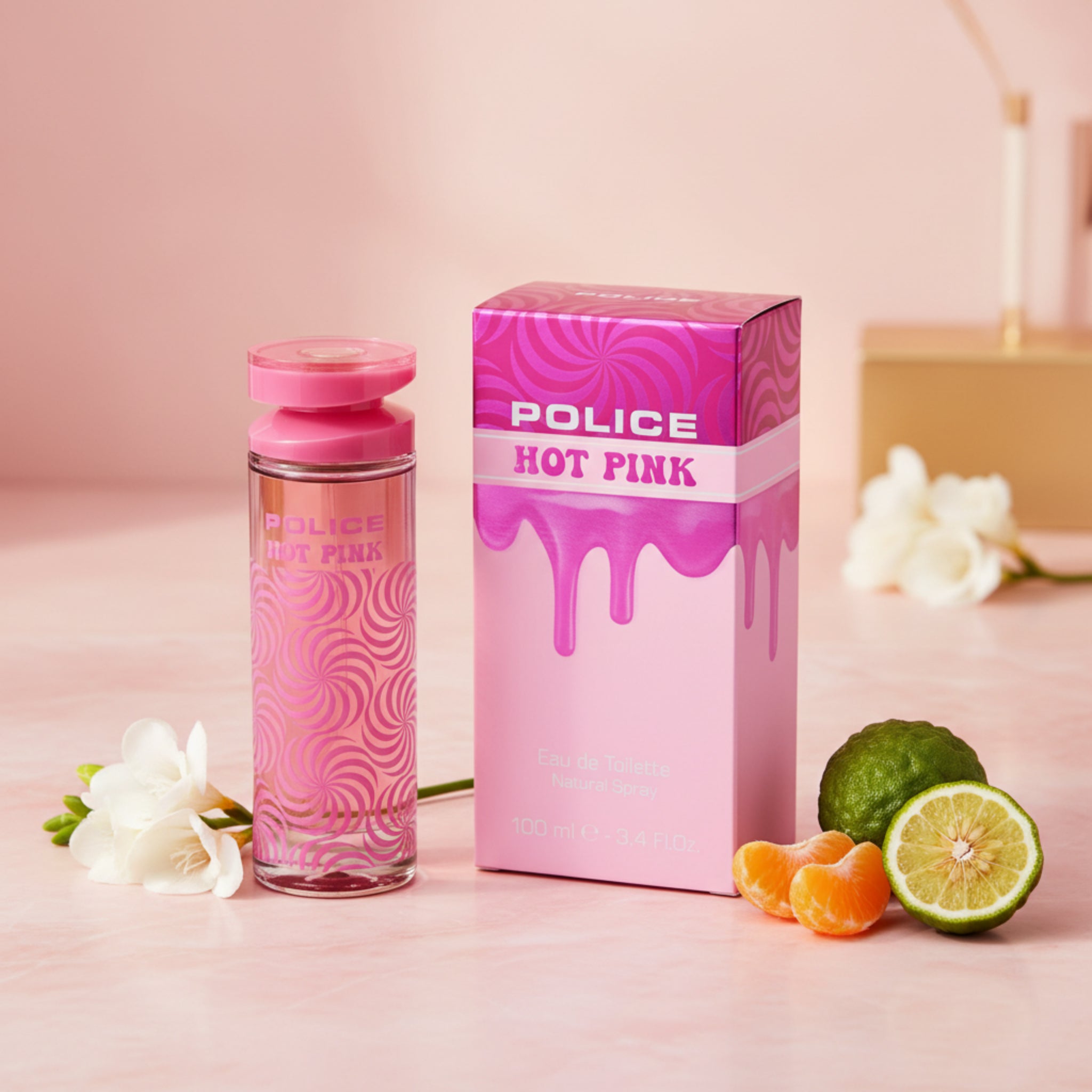 Police Hot Pink Eau de Toilette Spray for Women 3.4 oz (100 ml)